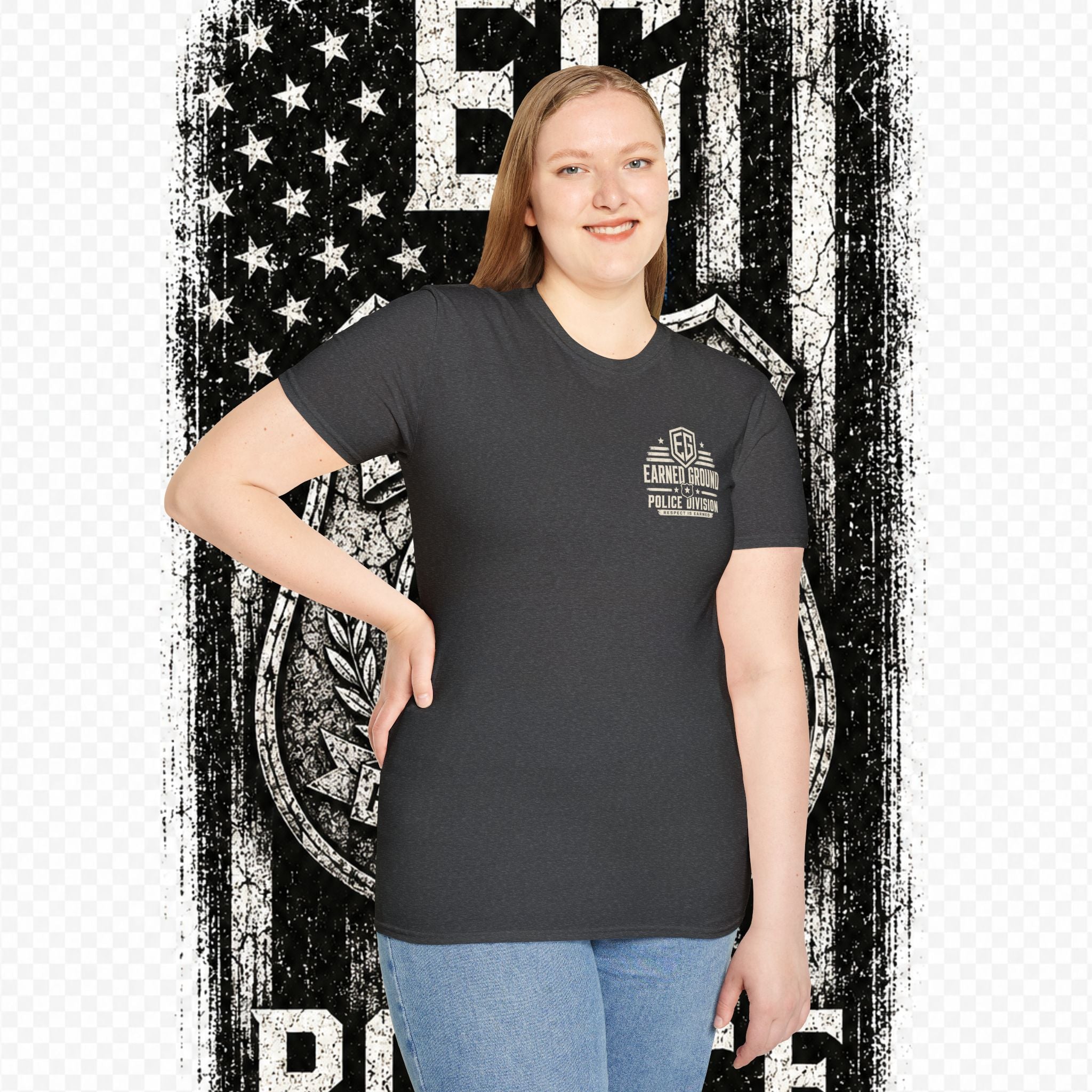 EARNED GROUND POLICE DIVISION--BACK THE BLUE