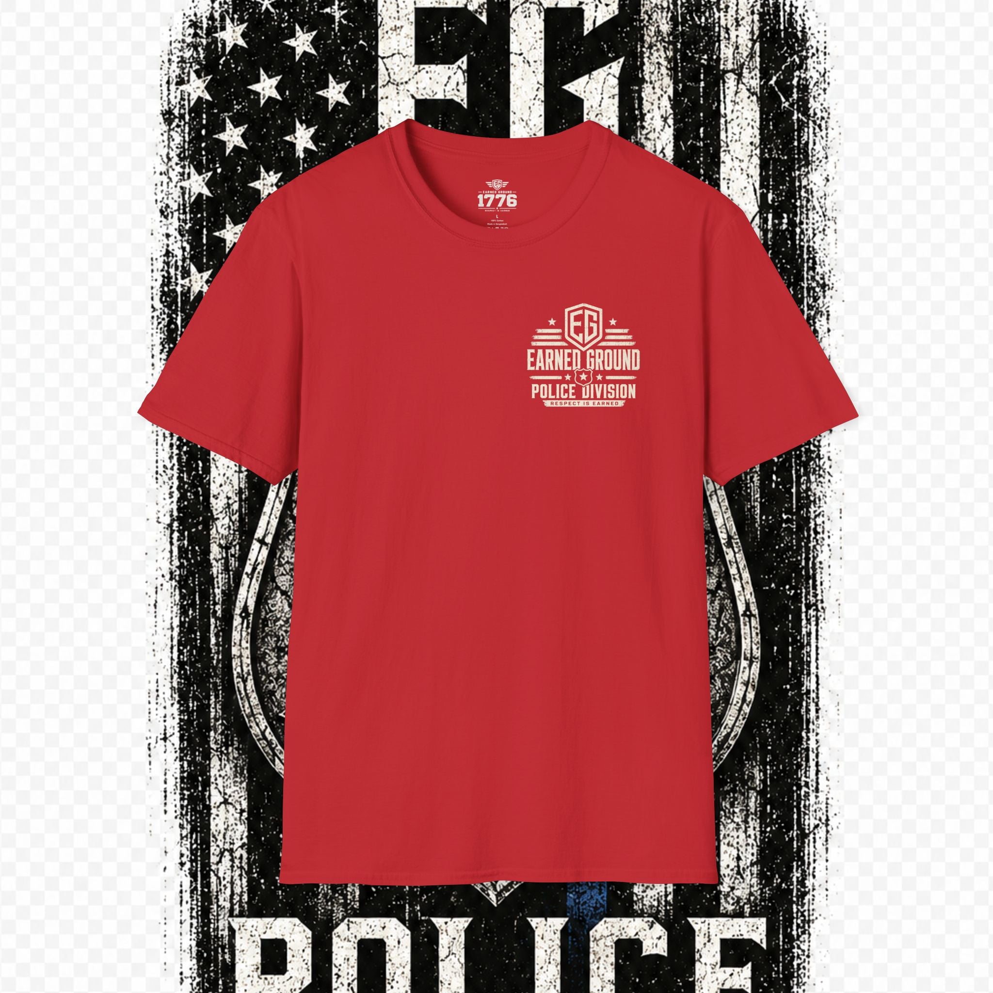 EARNED GROUND POLICE DIVISION--BACK THE BLUE
