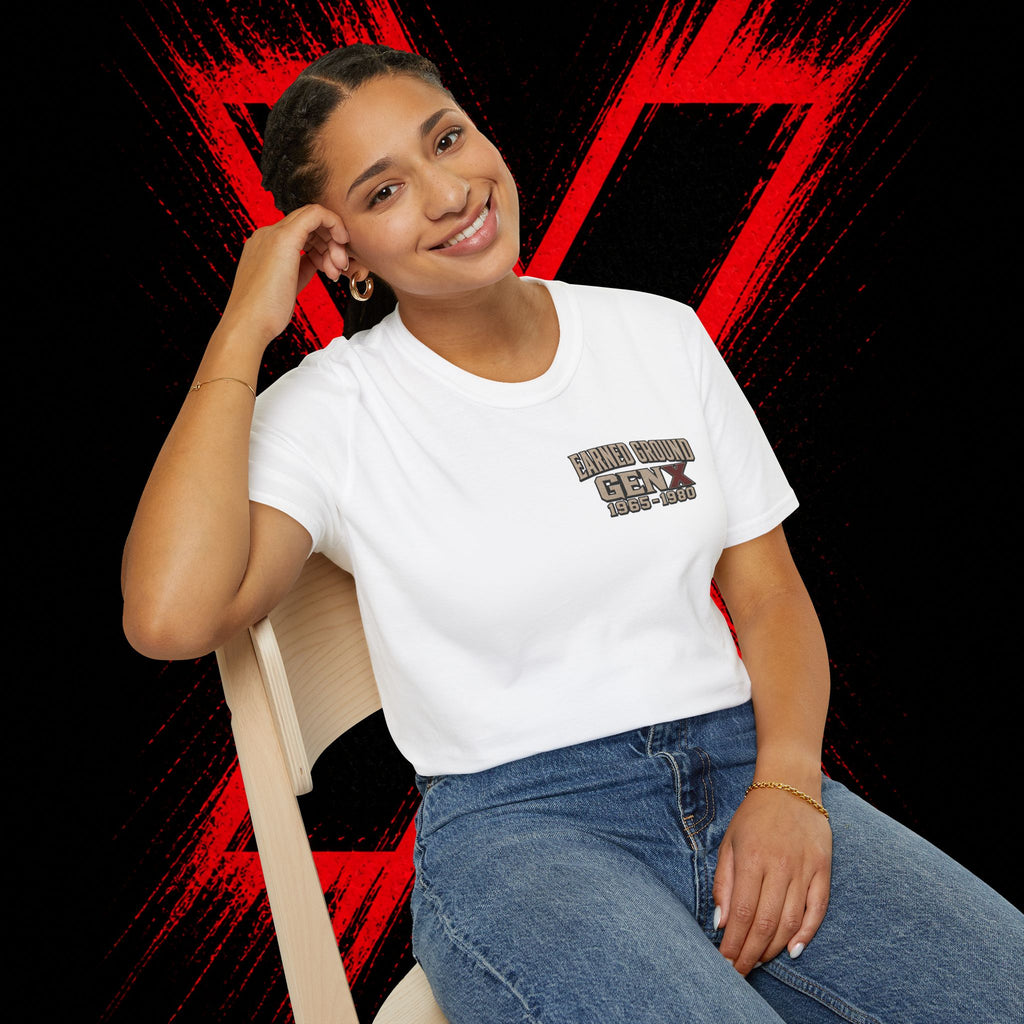 Earned Ground Gen X 1965–1980 Retro Vintage Tee— Gen X 1965–1980 Retro Vintage Tee