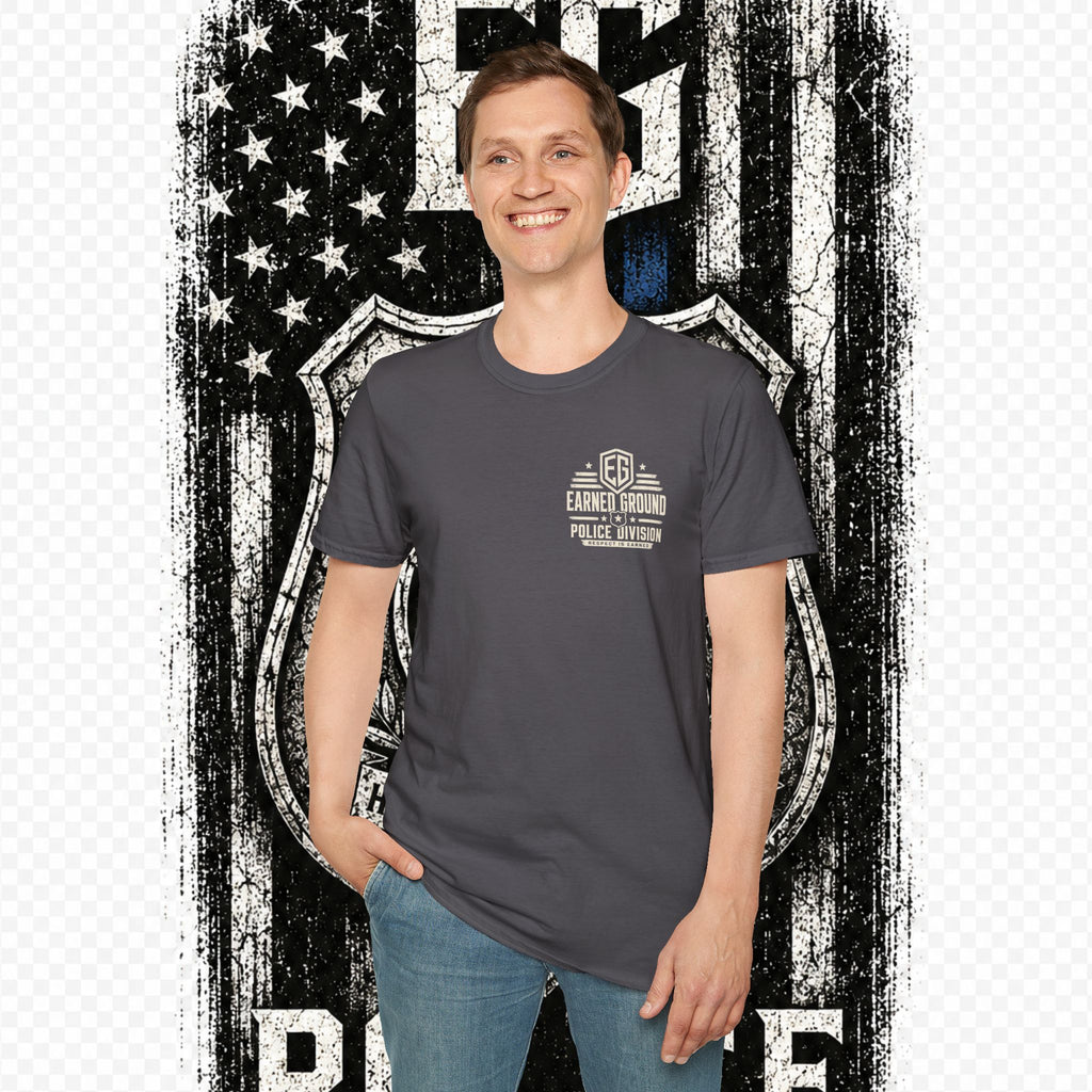 EARNED GROUND POLICE DIVISION--BACK THE BLUE