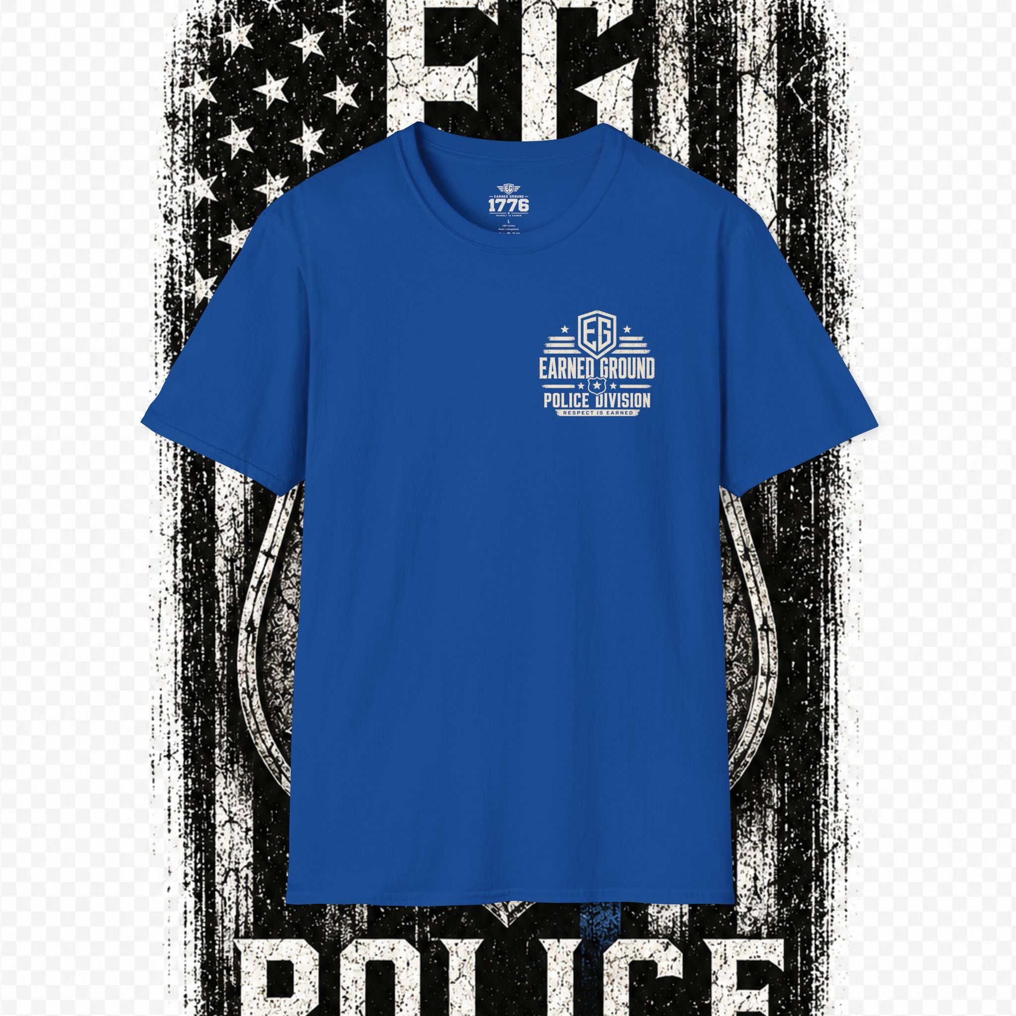 EARNED GROUND POLICE DIVISION--BACK THE BLUE