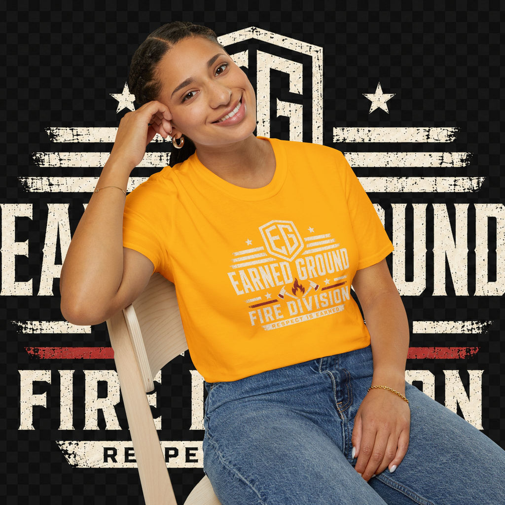Earned Ground Fire Division T‑Shirt