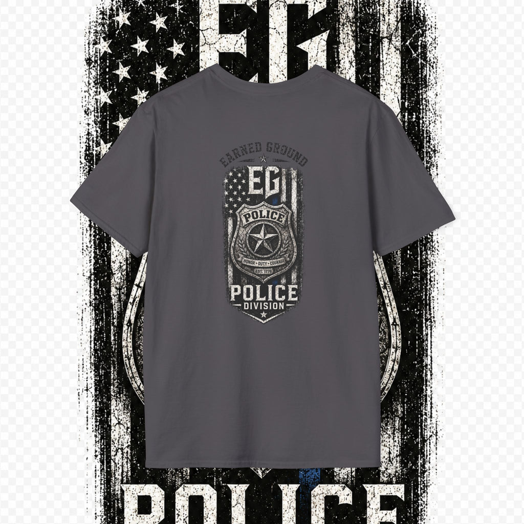 EARNED GROUND POLICE DIVISION--BACK THE BLUE