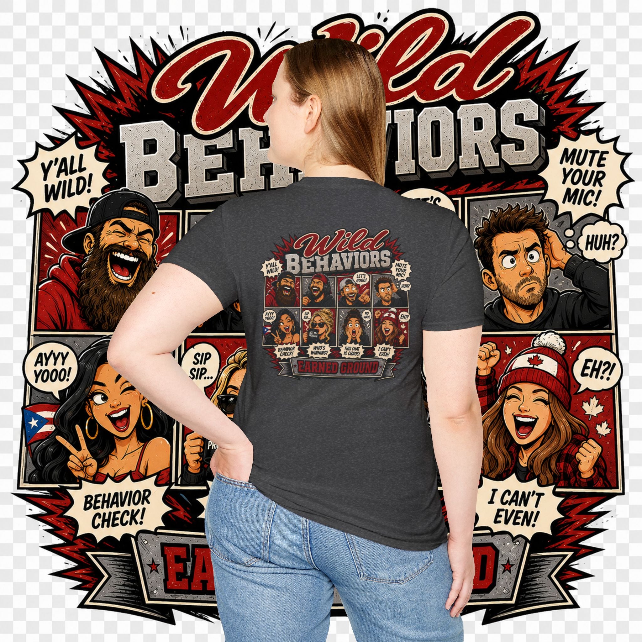 Earned Ground-- "Wild Behaviors" Tee