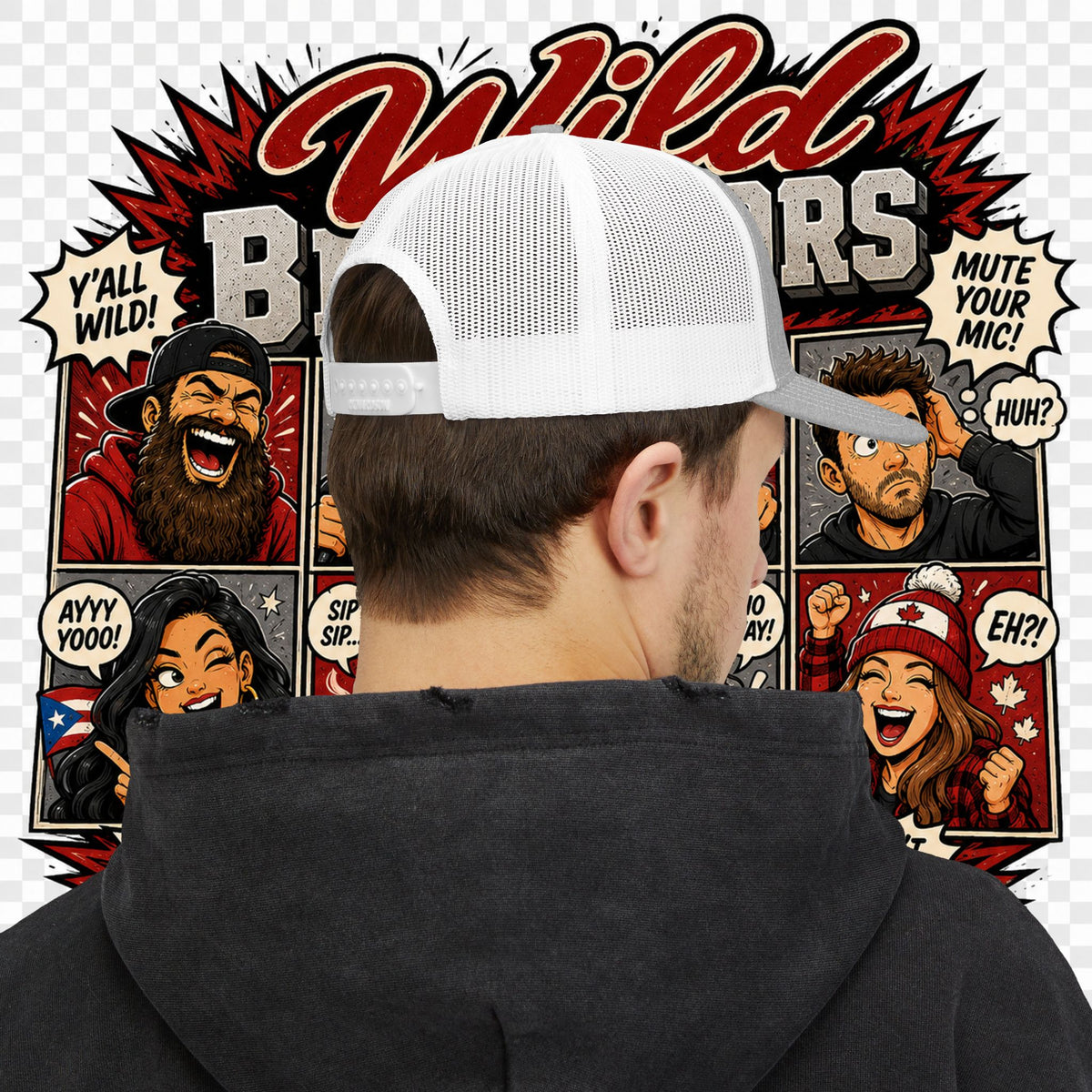 Earned Ground "Wild Behaviors" Richardson 112 – Retro Patch Trucker Hat