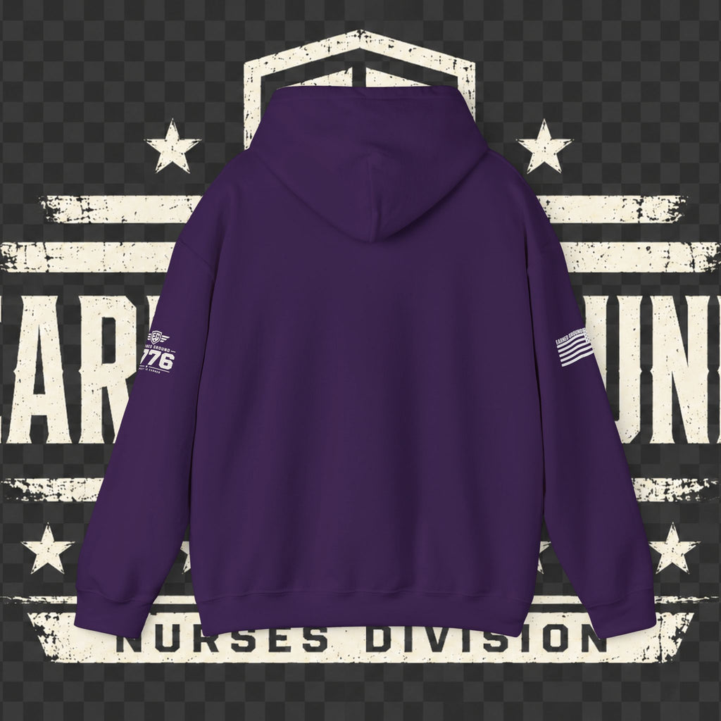 Earned Ground Nurses Division Hoodie — Nurse Tribute Pullover