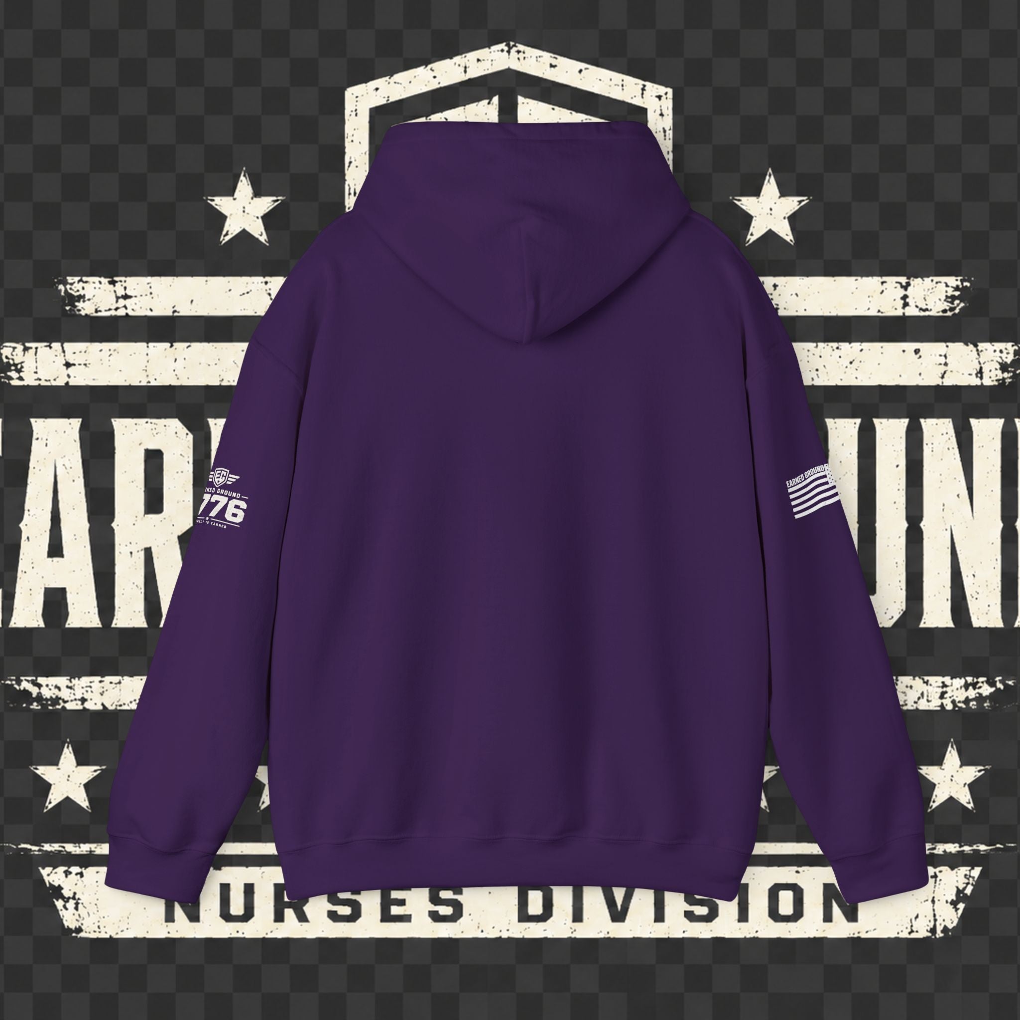 Earned Ground Nurses Division Hoodie — Nurse Tribute Pullover