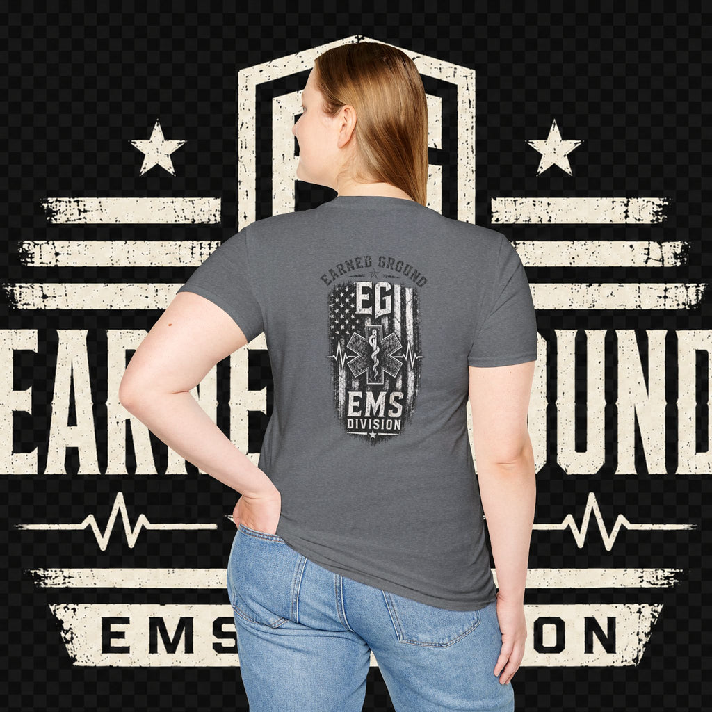 EARNED GROUND EMS DIVISON Heritage T-Shirt -