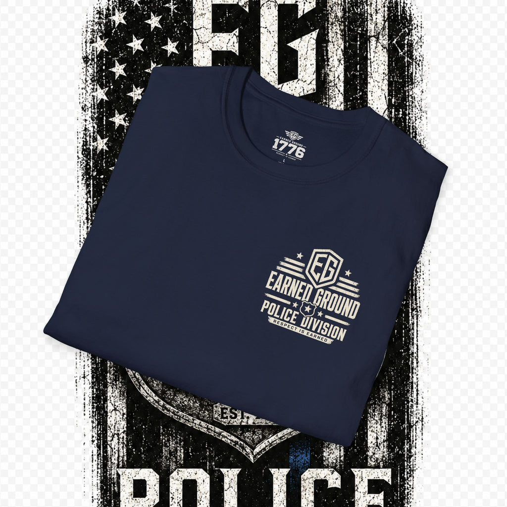 EARNED GROUND POLICE DIVISION--BACK THE BLUE