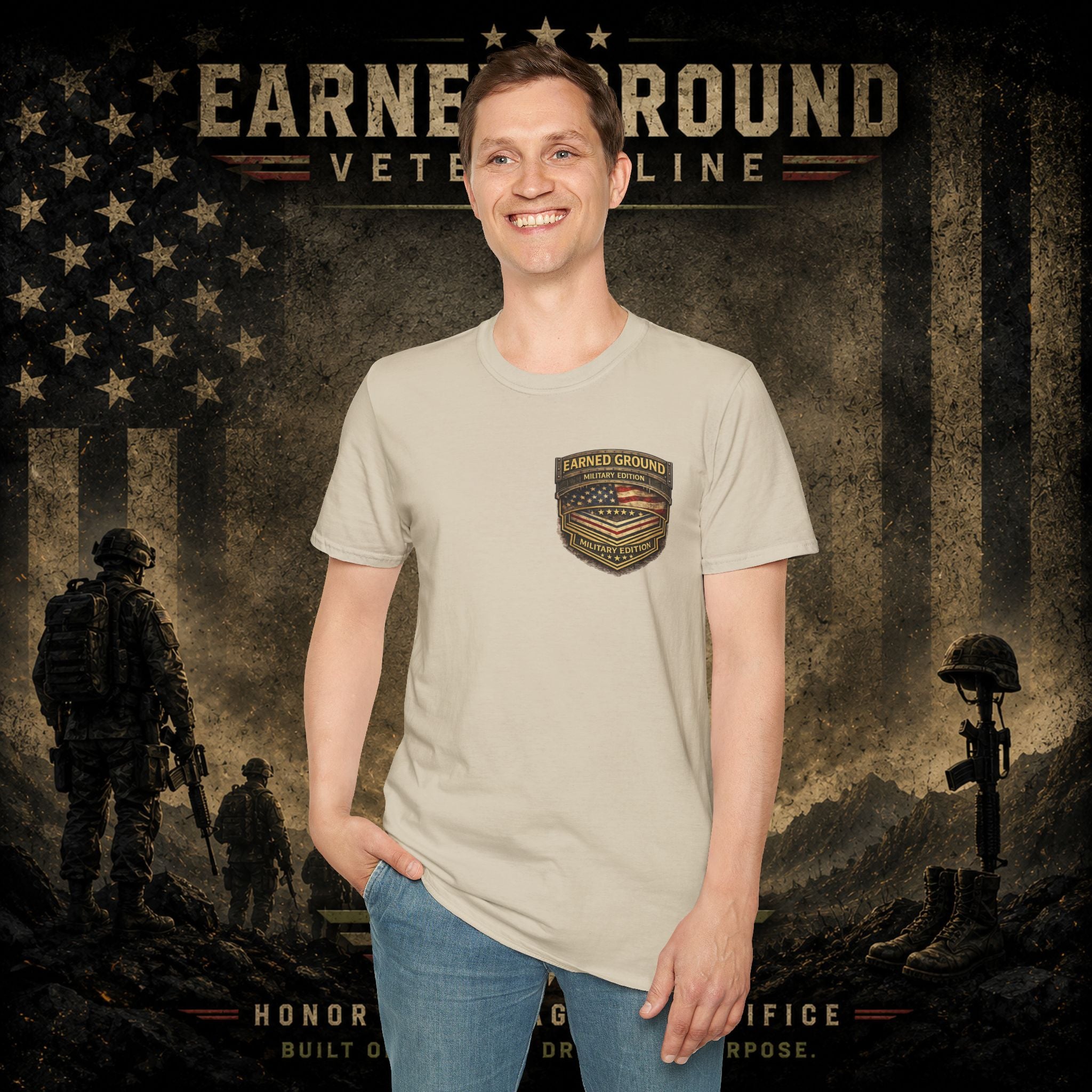Earned Ground Military Divison — Honor Courage Sacrifice