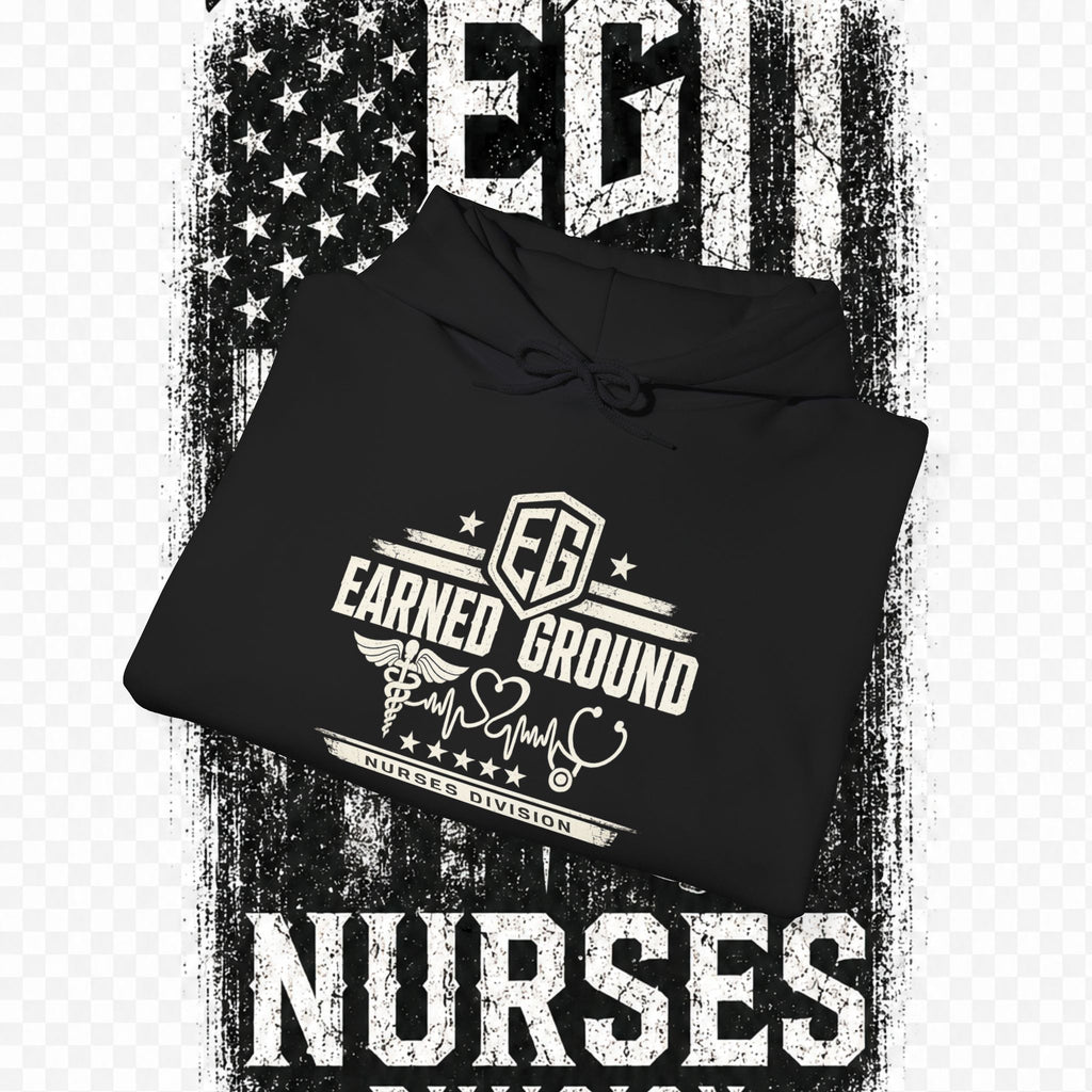 Earned Ground Nurses Division Hoodie — Nurse Tribute Pullover