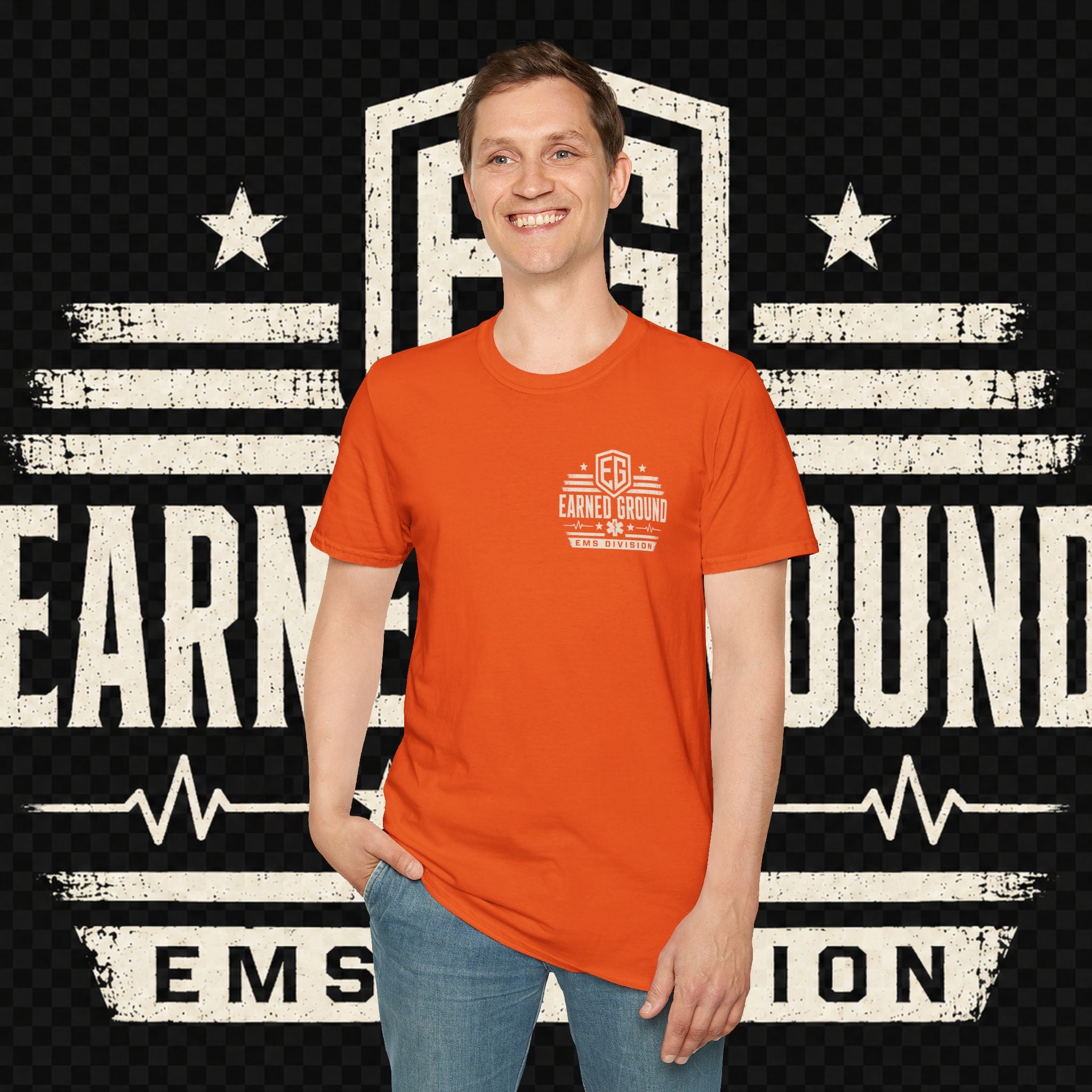EARNED GROUND EMS DIVISON Heritage T-Shirt -