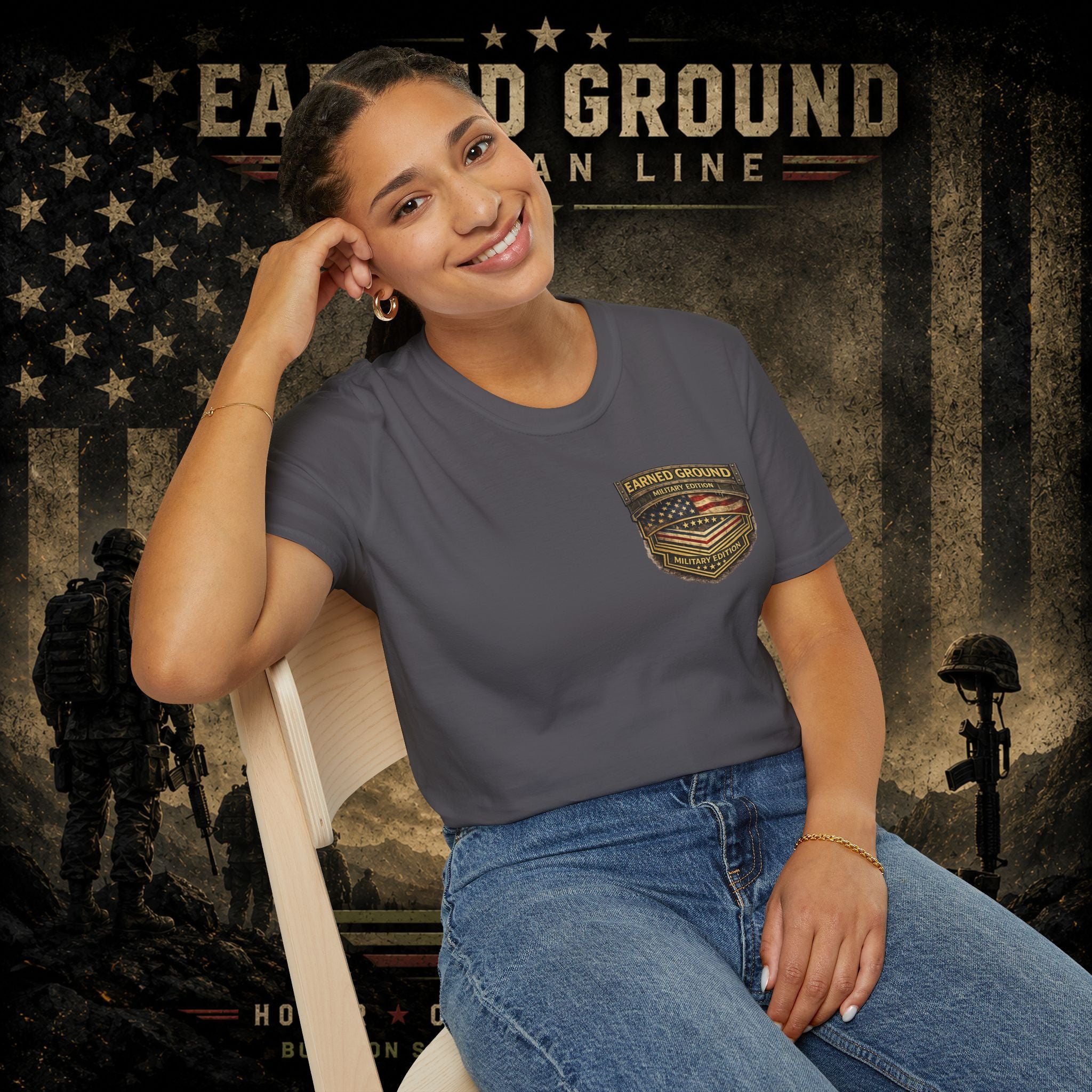 Earned Ground Military Divison — Honor Courage Sacrifice