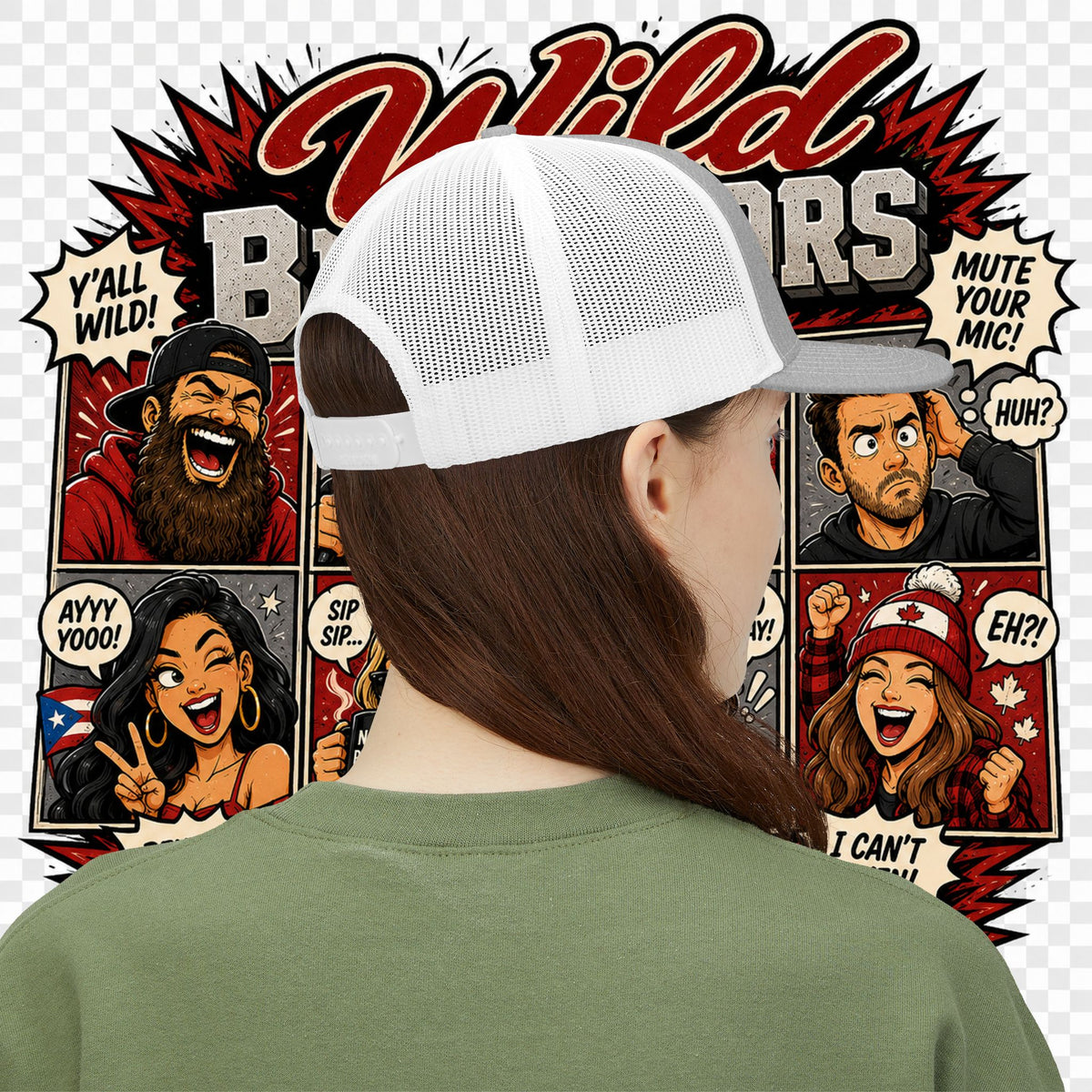 Earned Ground "Wild Behaviors" Richardson 112 – Retro Patch Trucker Hat