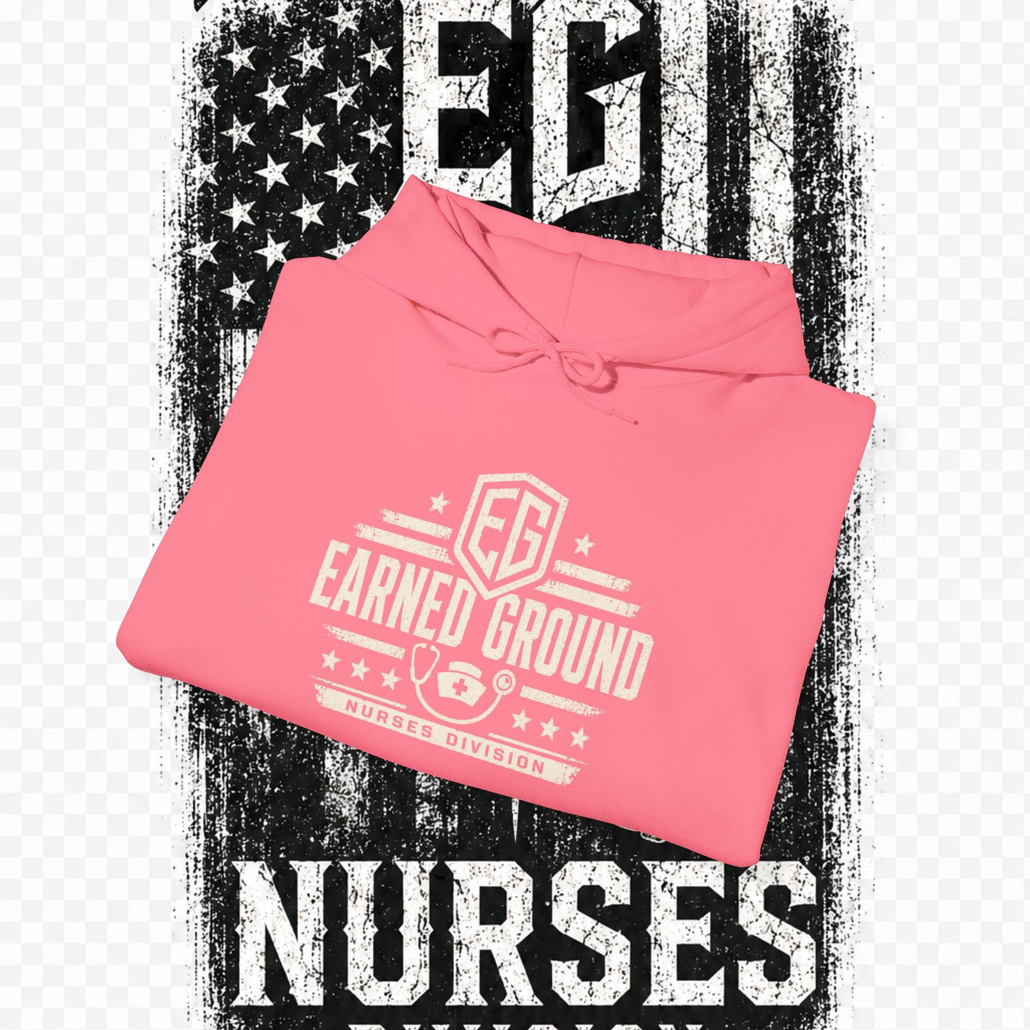 Earned Ground Nurses Division Hoodie — Nurse Tribute Pullover