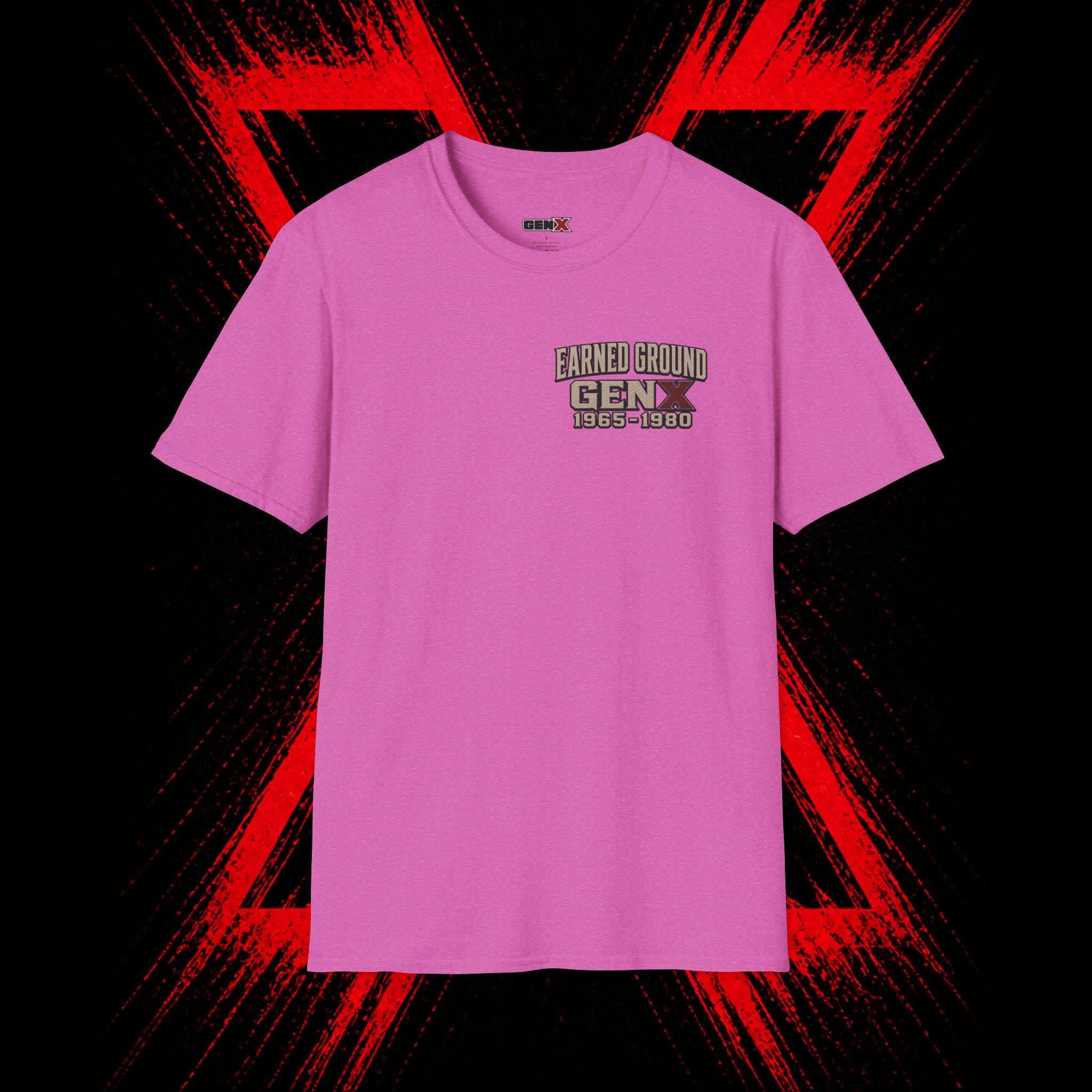 Earned Ground Gen X 1965–1980 Retro Vintage Tee— Gen X 1965–1980 Retro Vintage Tee
