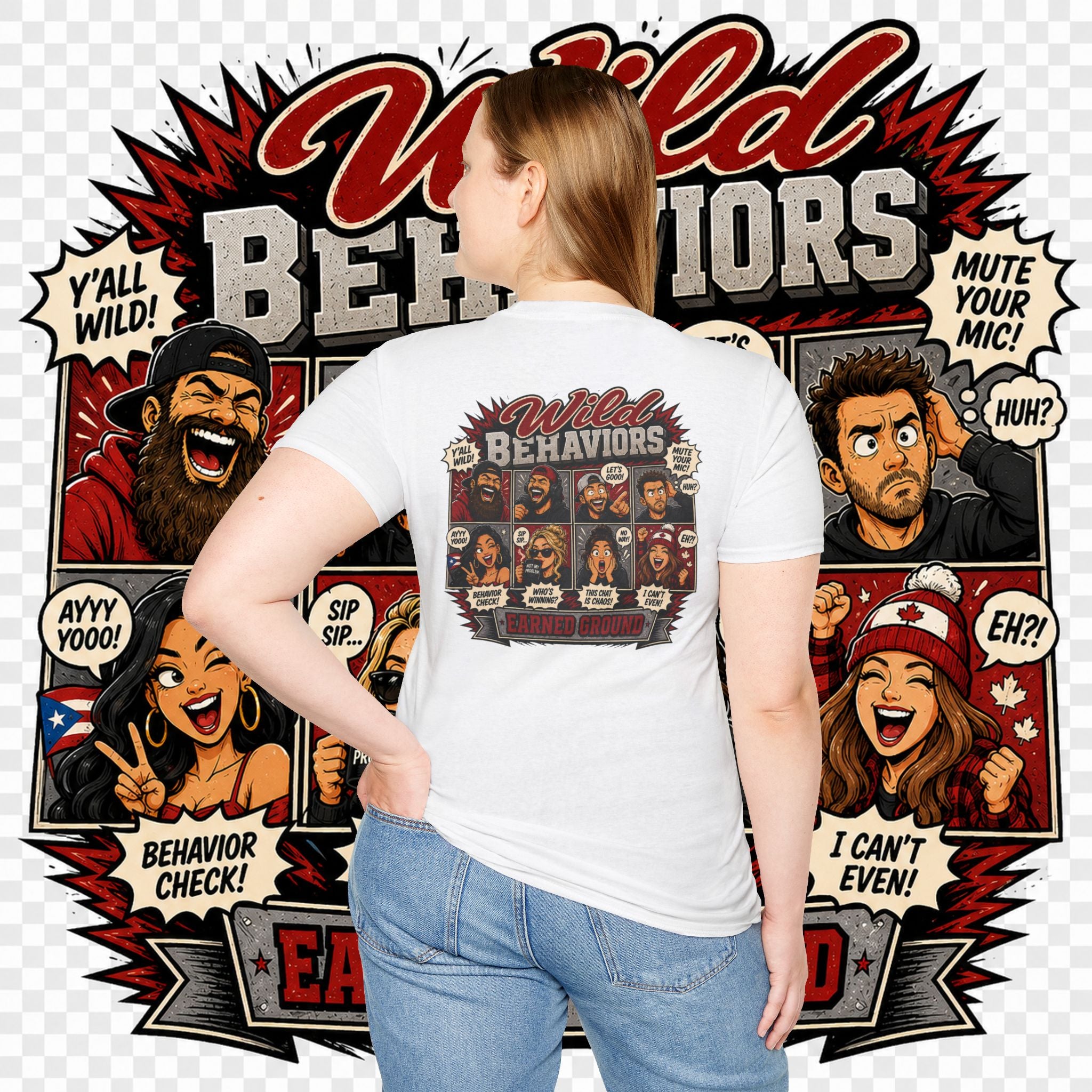 Earned Ground-- "Wild Behaviors" Tee