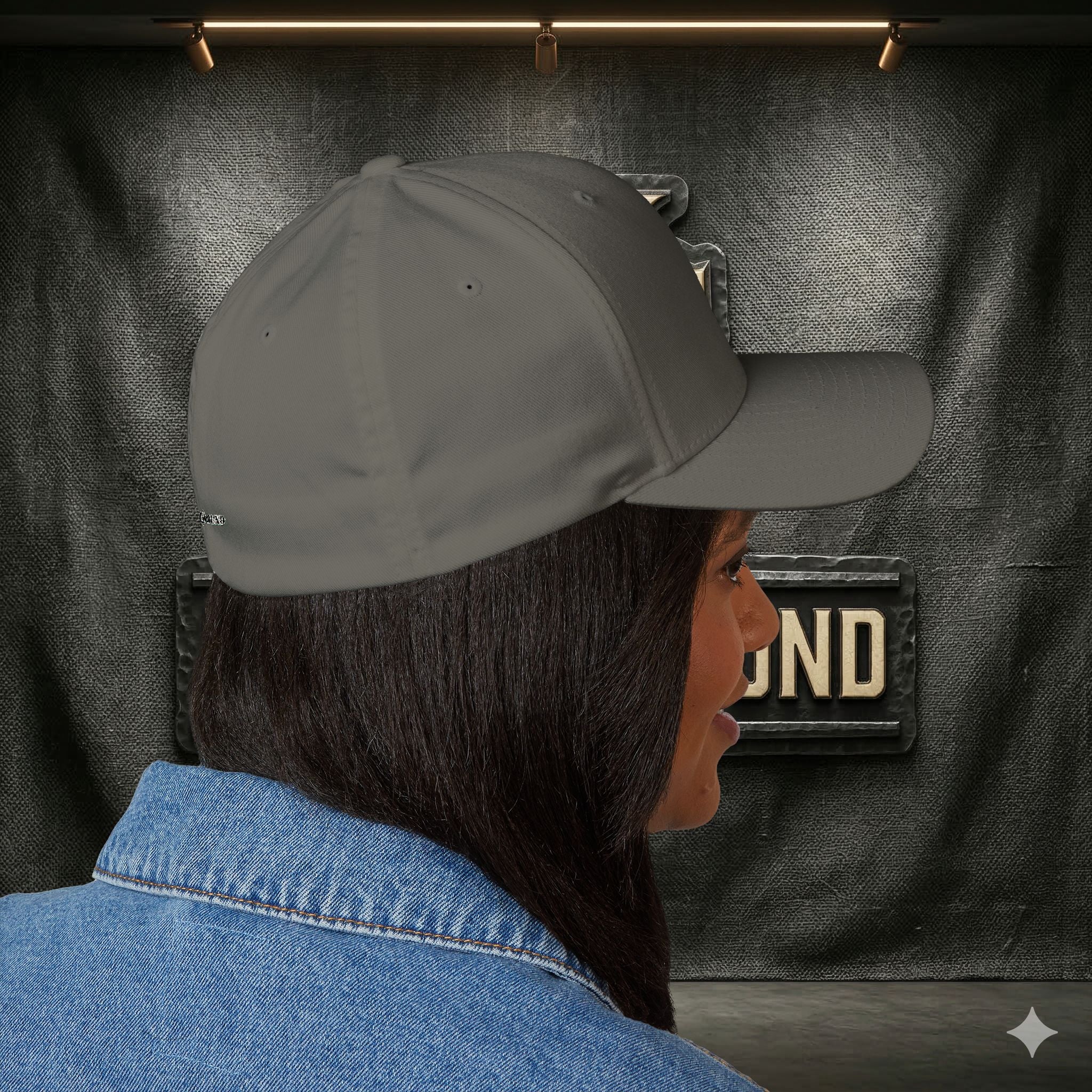 EARNED GROUND FLEX FIT — Elegant Script 'E & G' LOGO BALL CAP