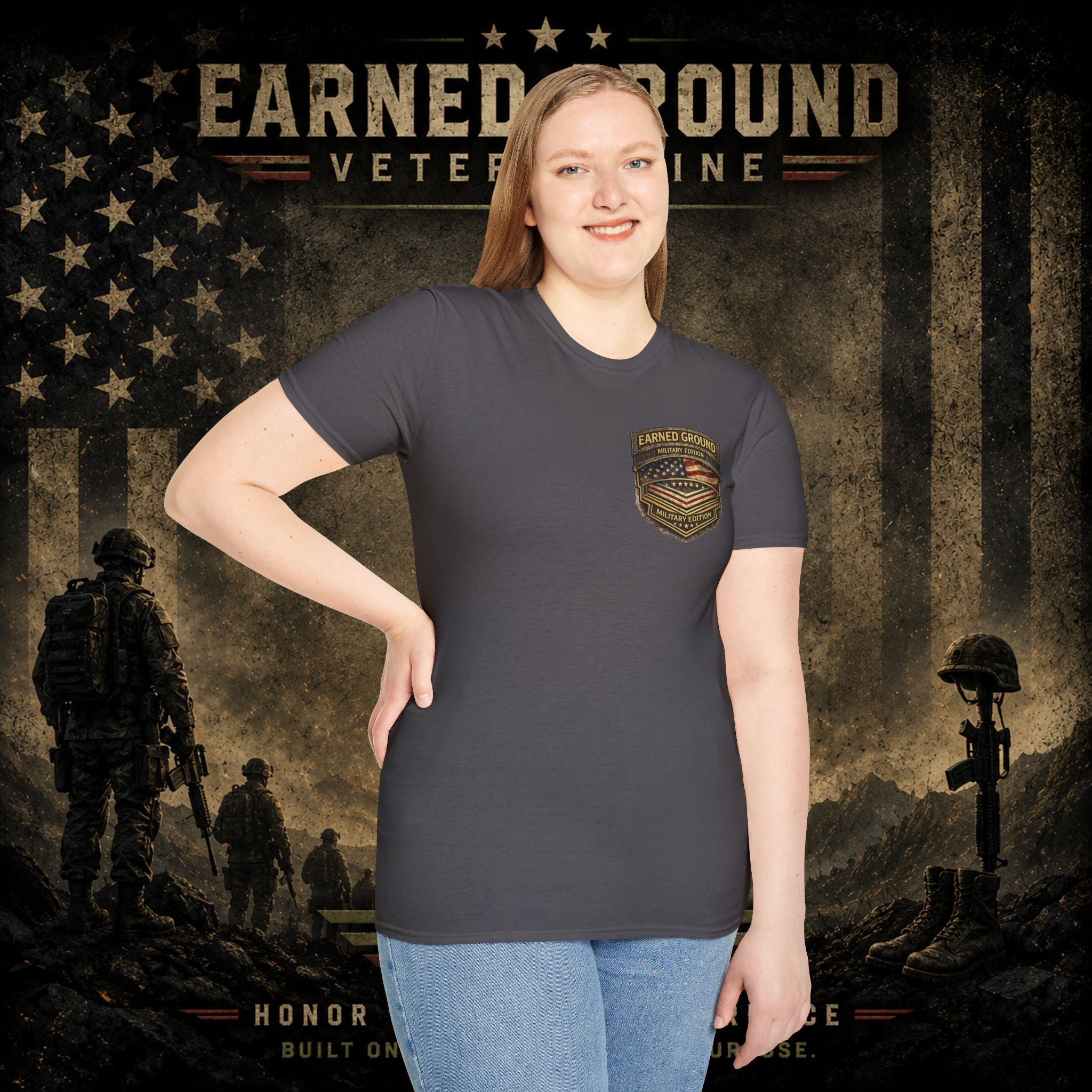 Earned Ground Military Divison — Honor Courage Sacrifice