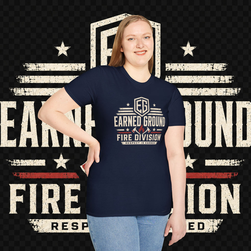Earned Ground Fire Division T‑Shirt
