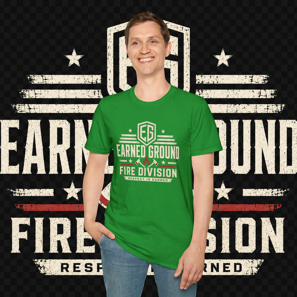 Earned Ground Fire Division T‑Shirt