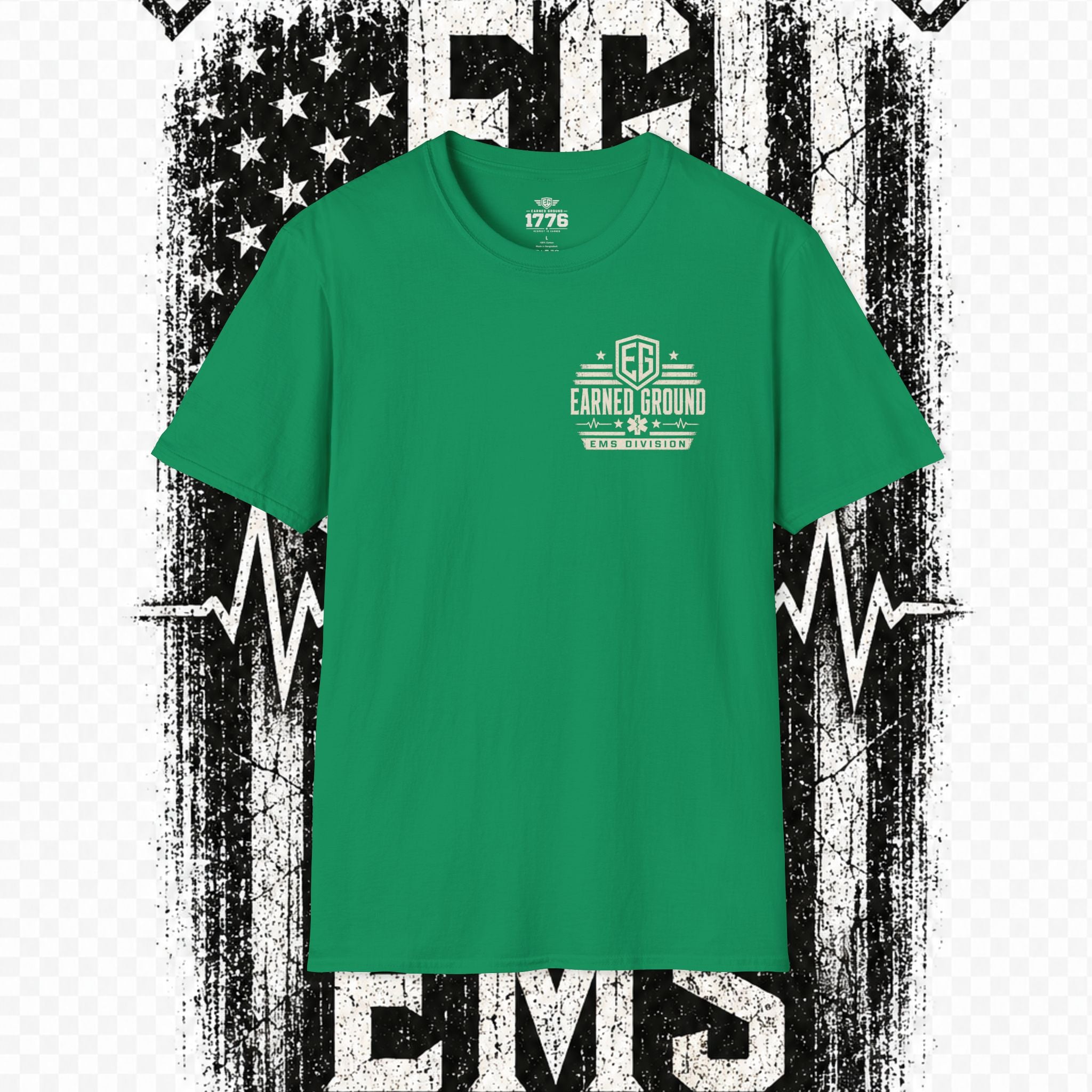 EARNED GROUND EMS DIVISON Heritage T-Shirt -