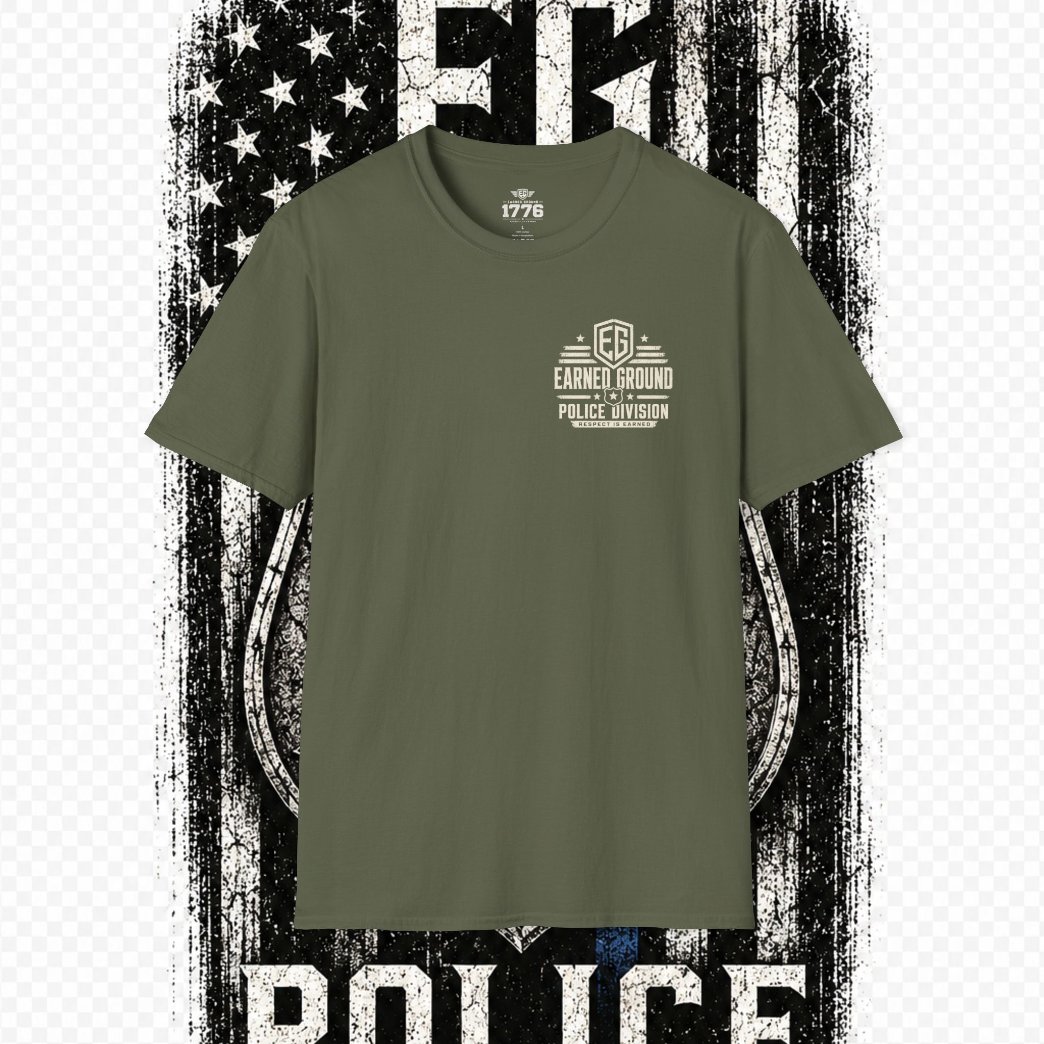 EARNED GROUND POLICE DIVISION--BACK THE BLUE