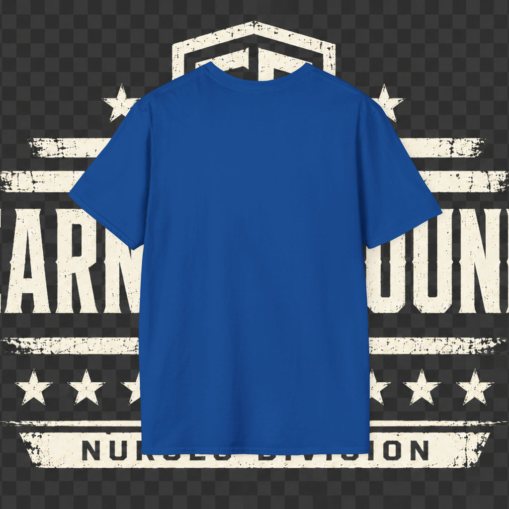 Earned Ground Nurses Division T-Shirt — Nurse Appreciation Medical Heartbeat Tee
