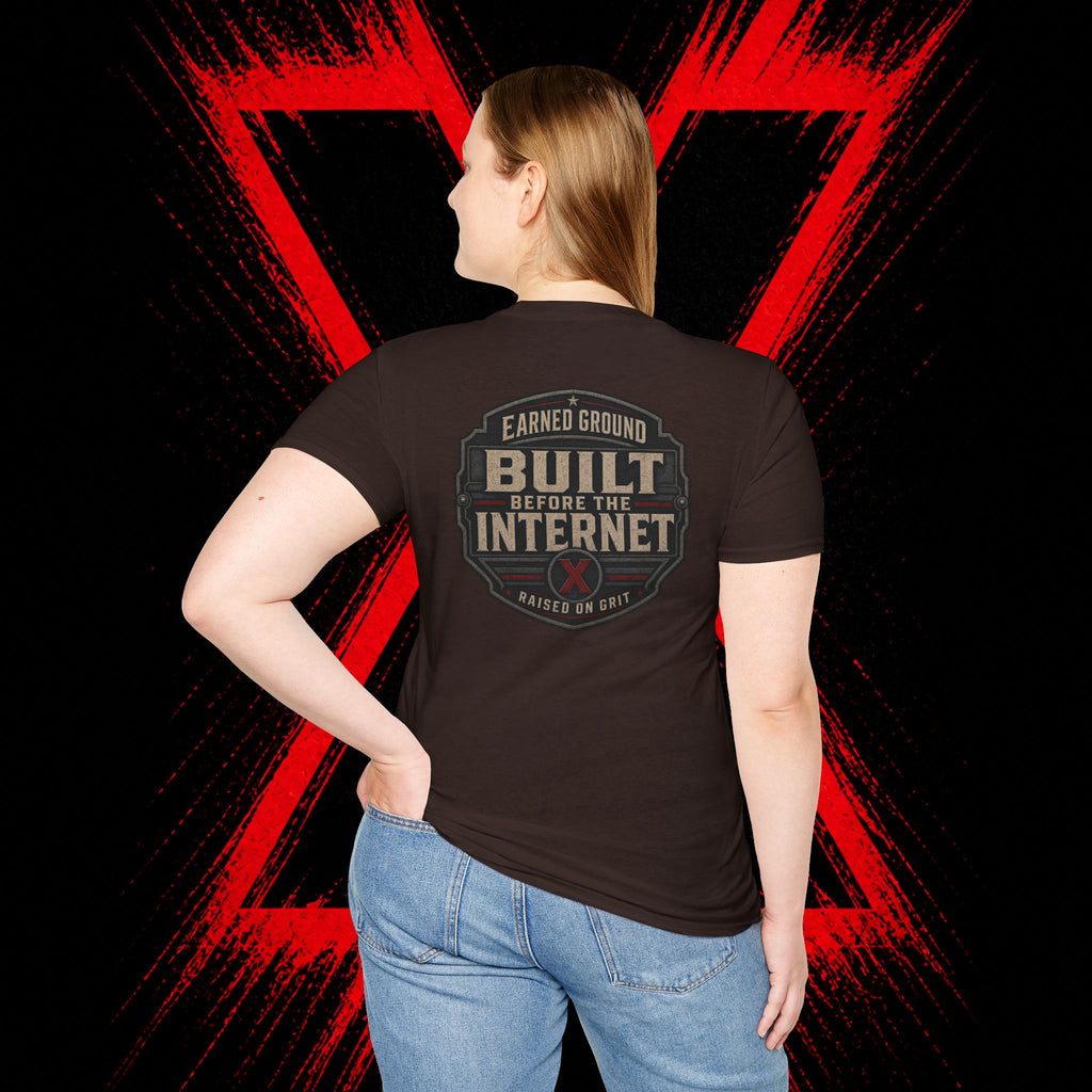 Earned Ground Gen X 1965–1980 Retro Vintage Tee— Gen X 1965–1980 Retro Vintage Tee