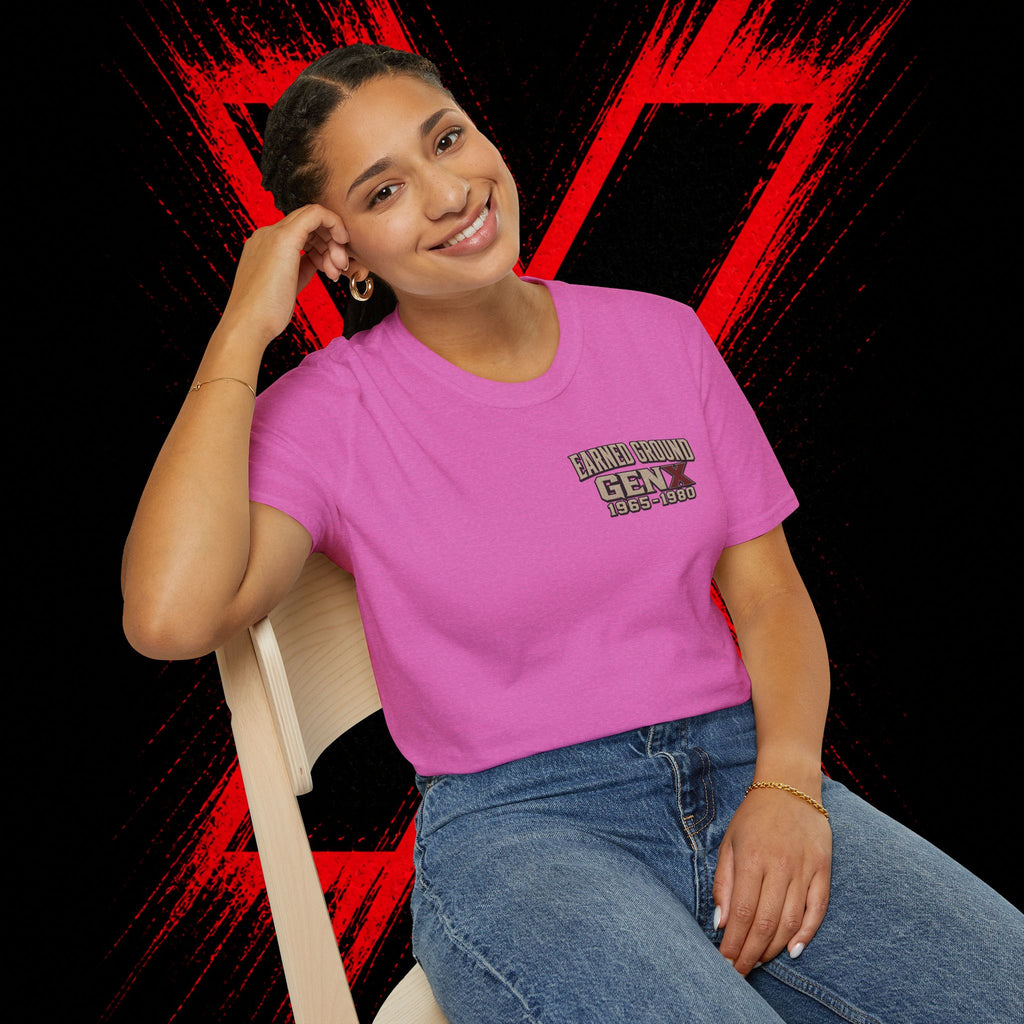Earned Ground Gen X 1965–1980 Retro Vintage Tee— Gen X 1965–1980 Retro Vintage Tee