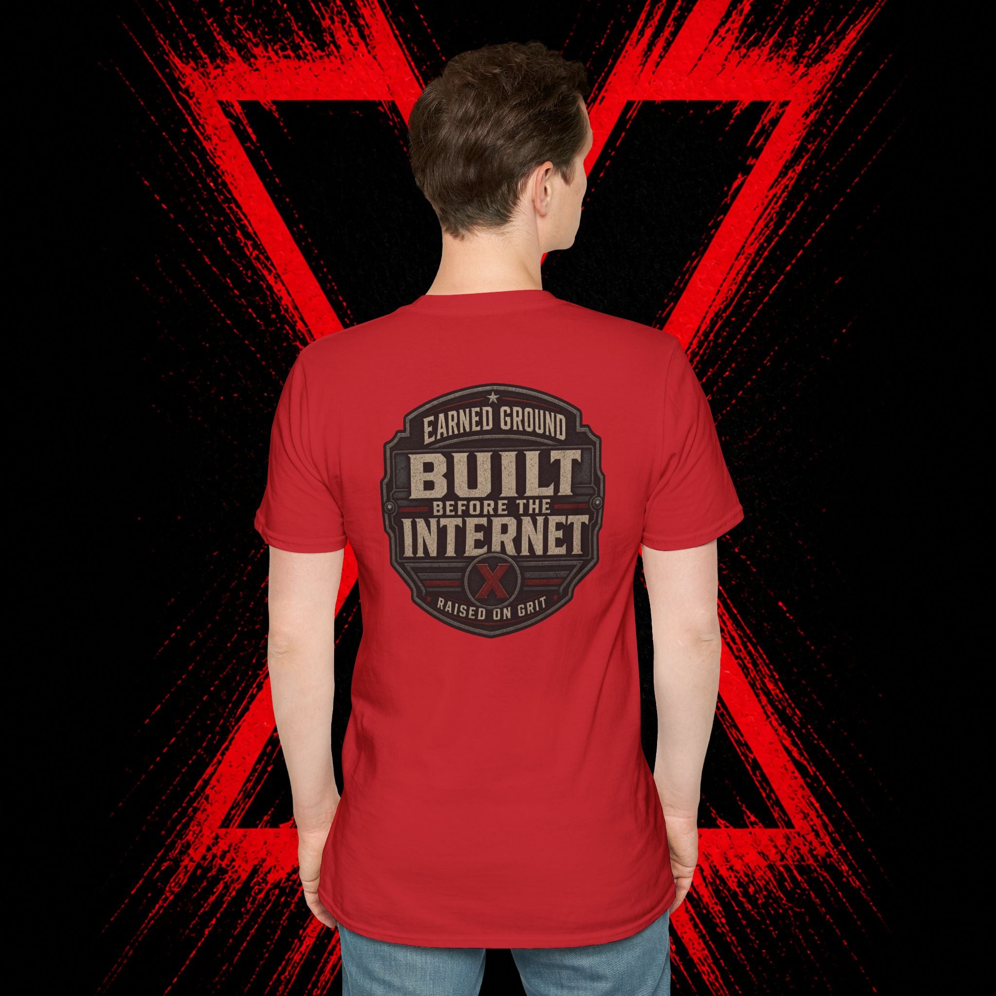 Earned Ground Gen X 1965–1980 Retro Vintage Tee— Gen X 1965–1980 Retro Vintage Tee