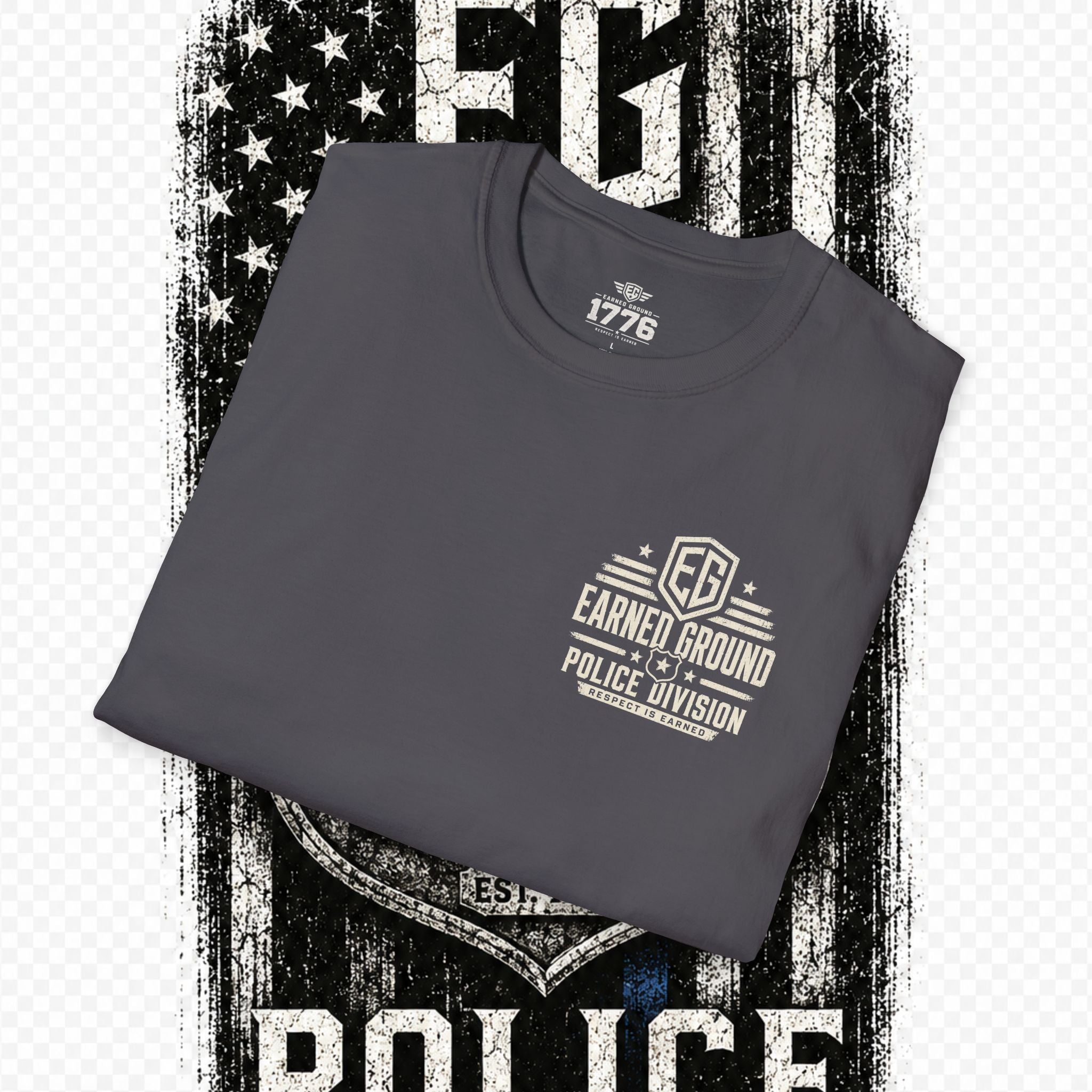 EARNED GROUND POLICE DIVISION--BACK THE BLUE