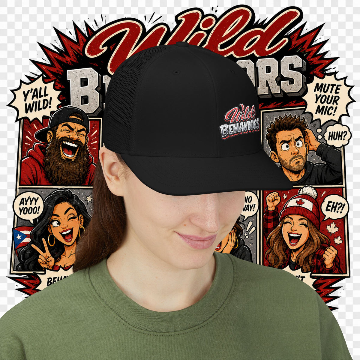 Earned Ground "Wild Behaviors" Richardson 112 – Retro Patch Trucker Hat