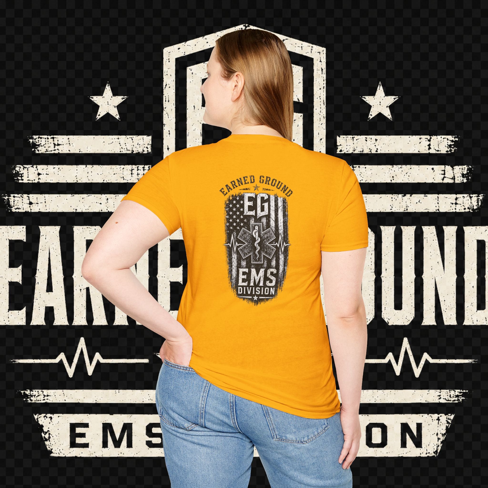 EARNED GROUND EMS DIVISON Heritage T-Shirt -