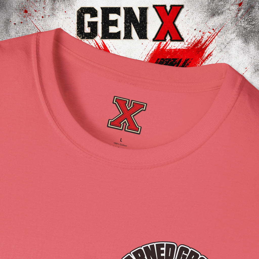 EARNED GROUD Gen X 1965–1980 Retro Logo T-Shirt