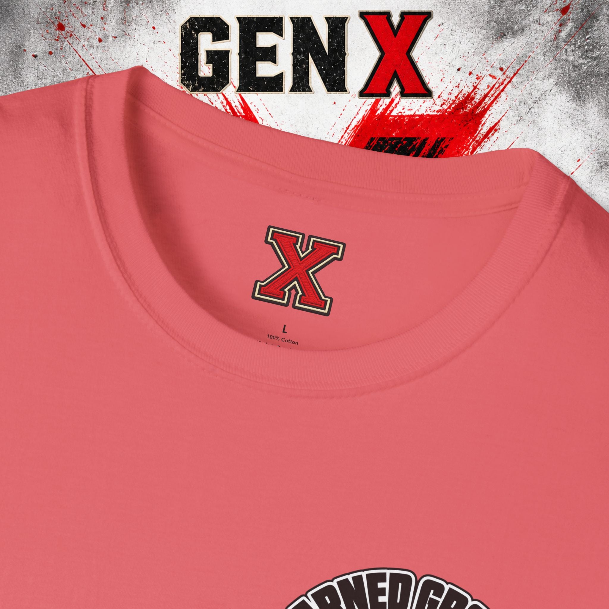 EARNED GROUD Gen X 1965–1980 Retro Logo T-Shirt