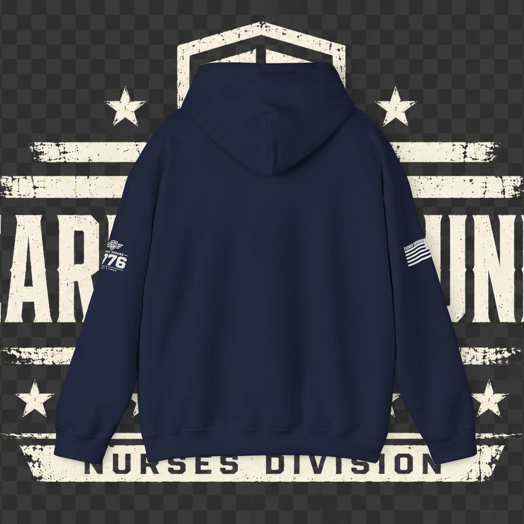 Earned Ground Nurses Division Hoodie — Nurse Tribute Pullover