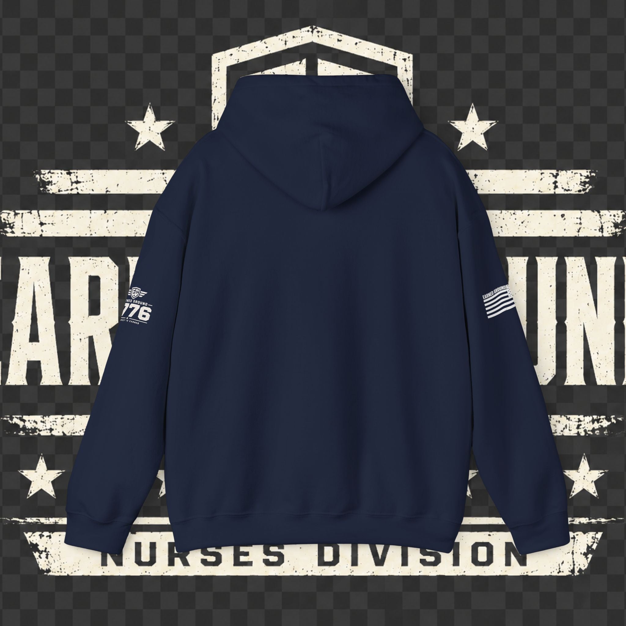 Earned Ground Nurses Division Hoodie — Nurse Tribute Pullover