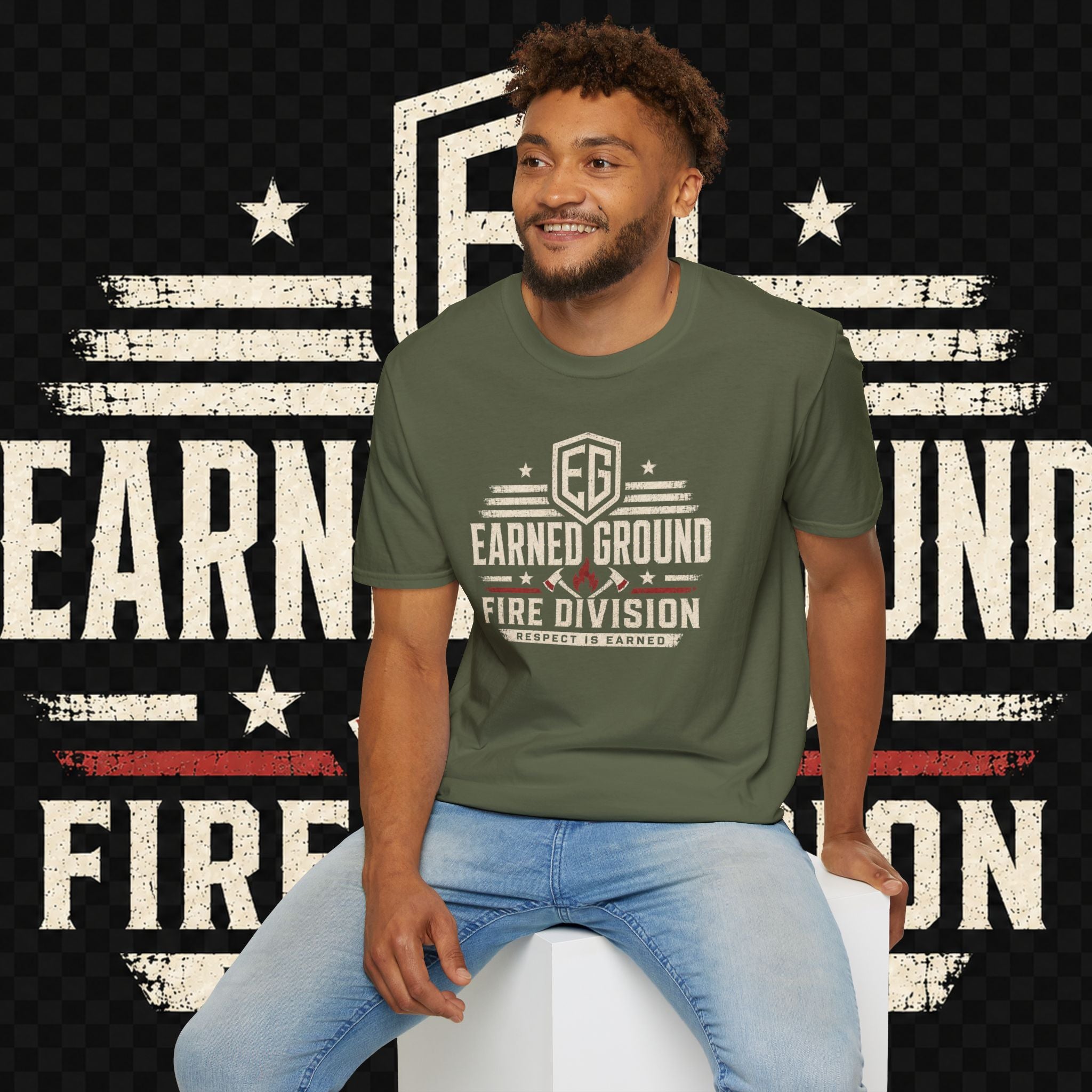 Earned Ground Fire Division T‑Shirt
