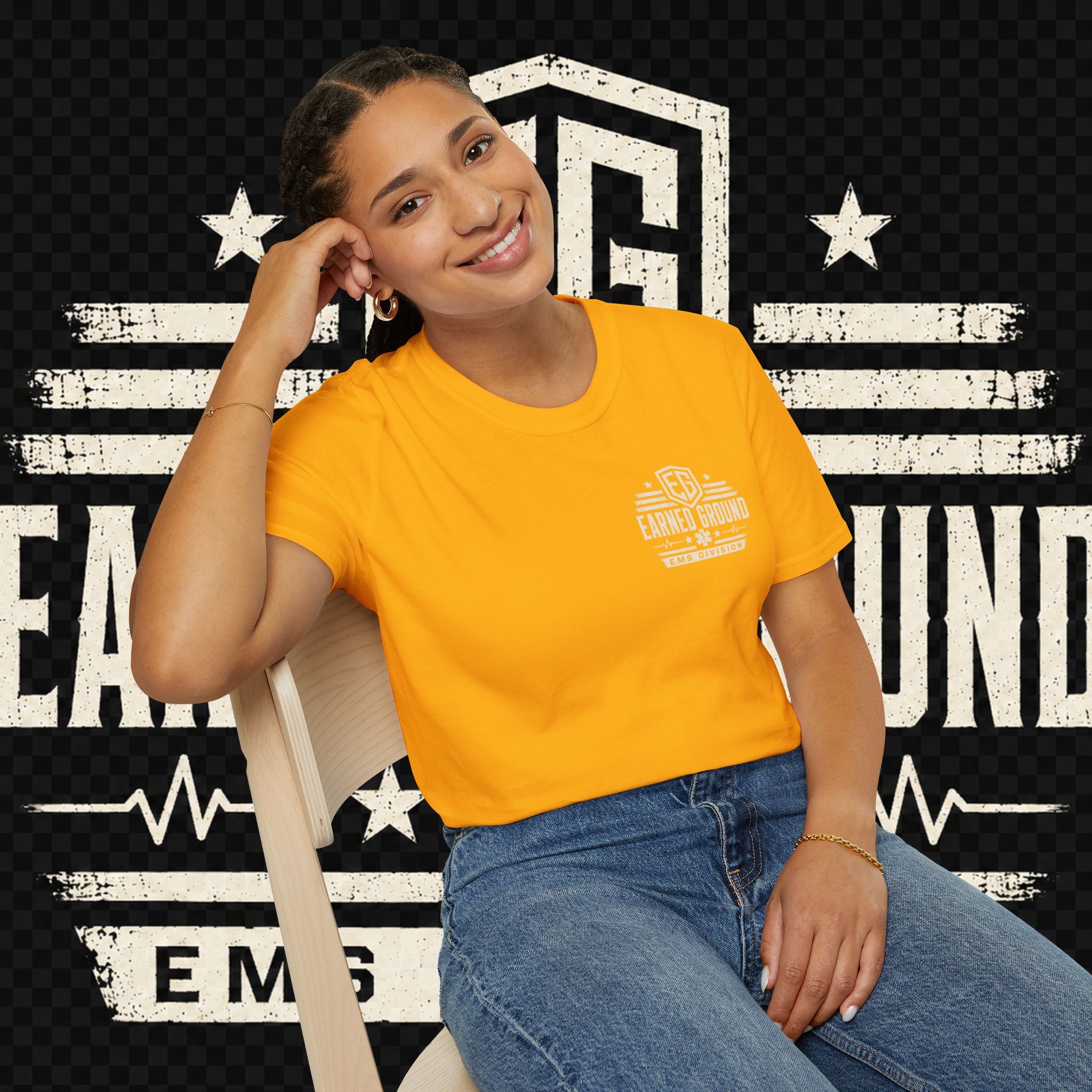 EARNED GROUND EMS DIVISON Heritage T-Shirt -