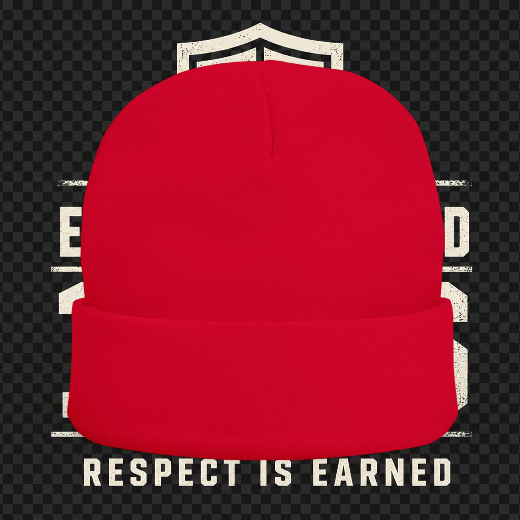 EARNED GROUND 1776 "Respect Is Earned" Embroidered Knit Beanie