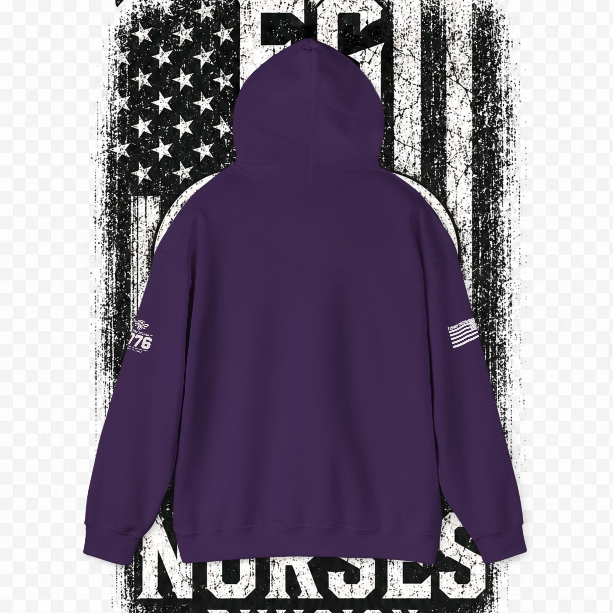 Earned Ground Nurses Division Hoodie — Nurse Tribute Pullover
