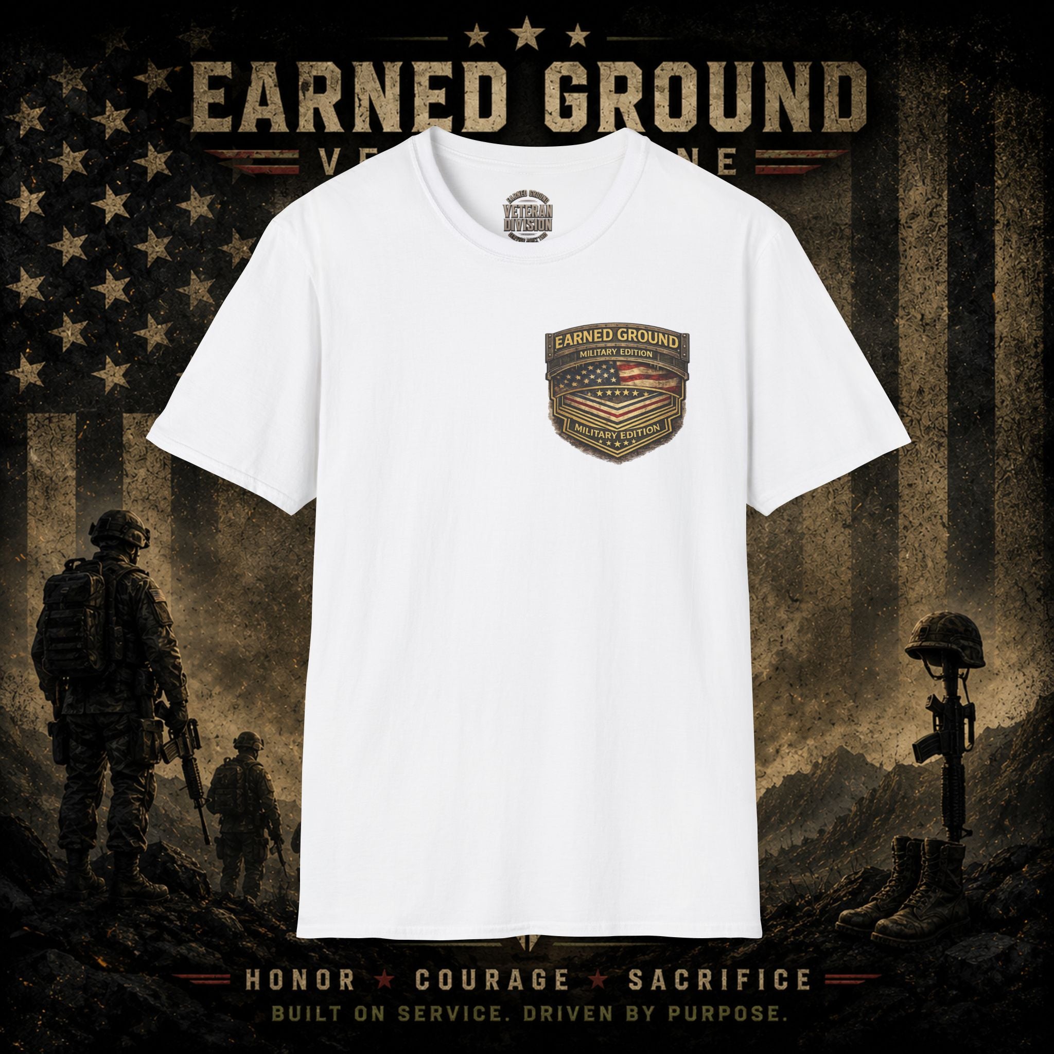 Earned Ground Military Divison — Honor Courage Sacrifice