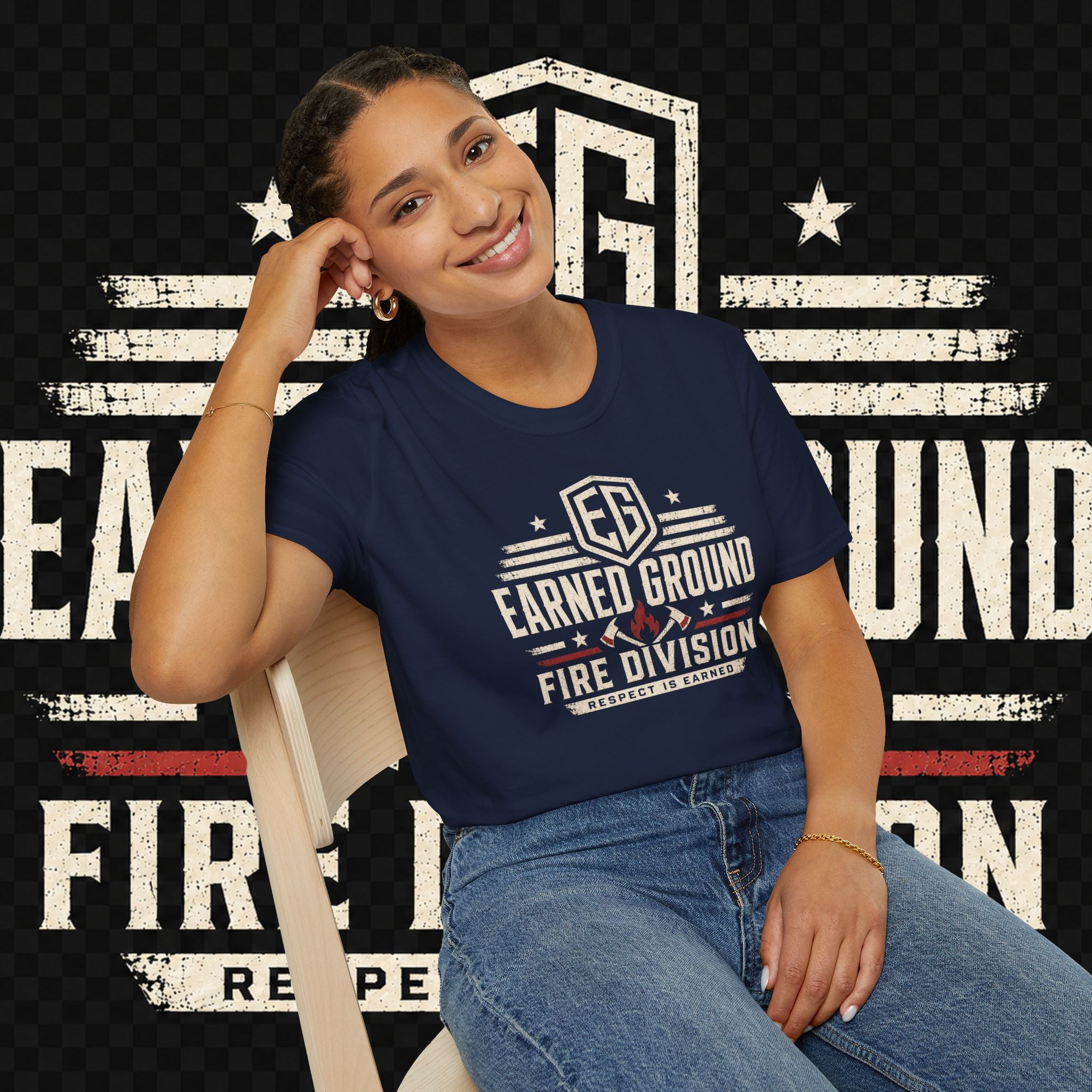 Earned Ground Fire Division T‑Shirt