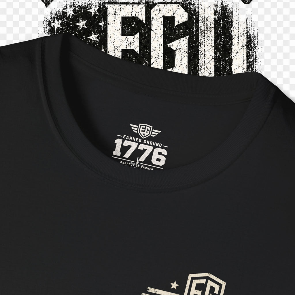 EARNED GROUND "BLUE COLLAR DIVISION" Coastal Calm Graphic T-Shirt