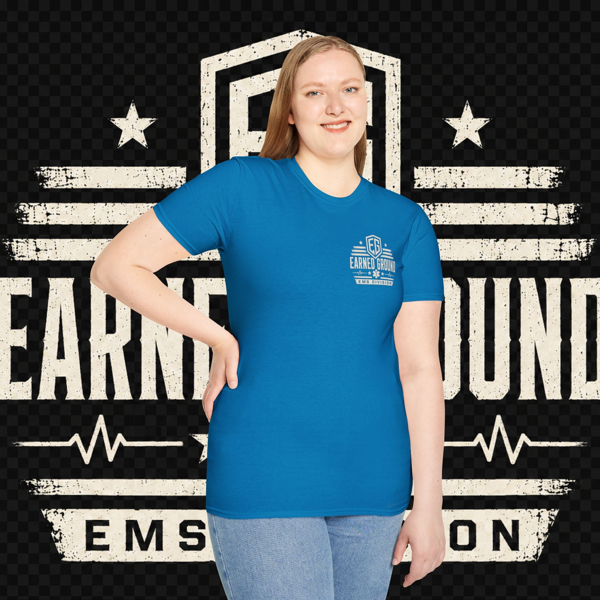 EARNED GROUND EMS DIVISON Heritage T-Shirt -