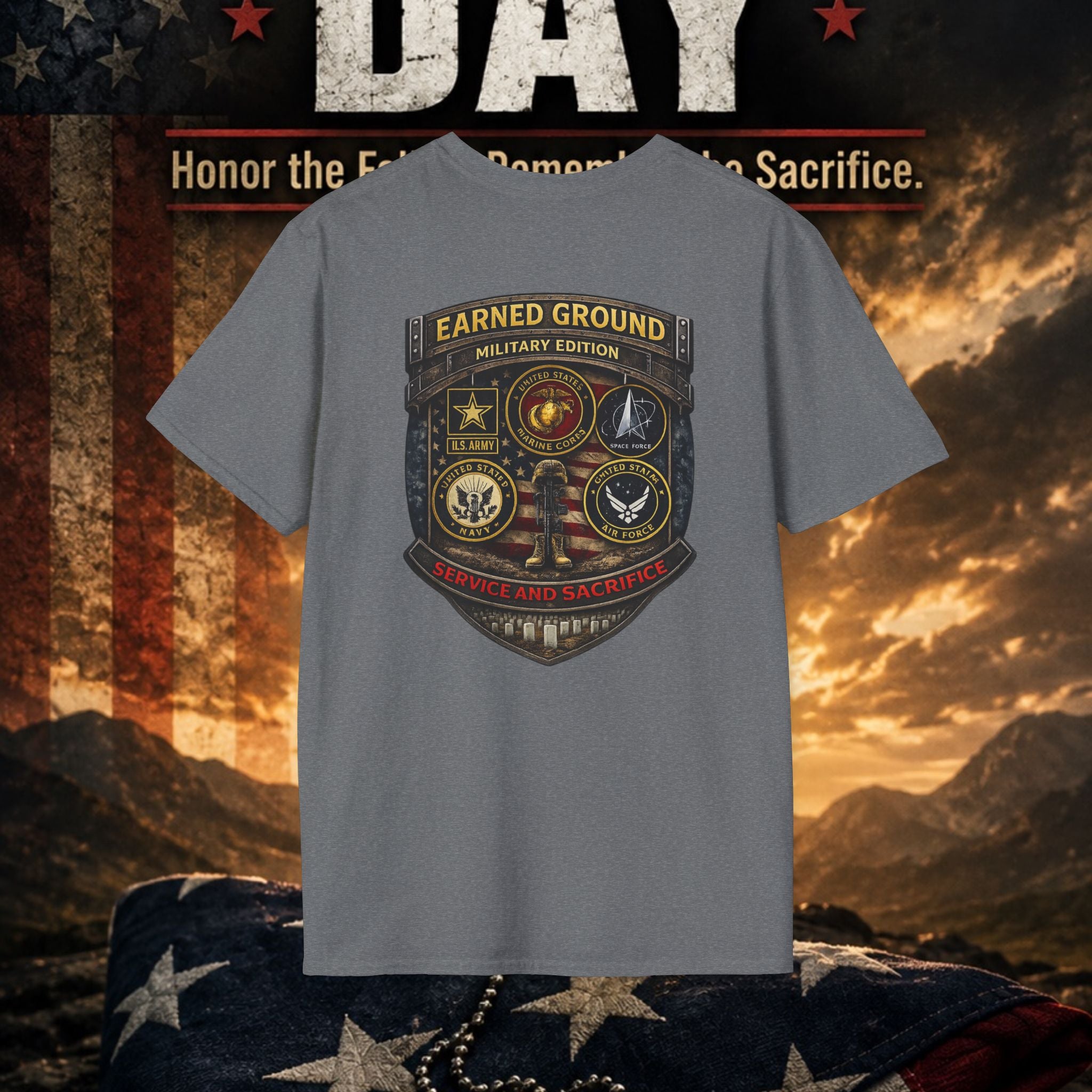 Earned Ground Military Divison — Honor Courage Sacrifice