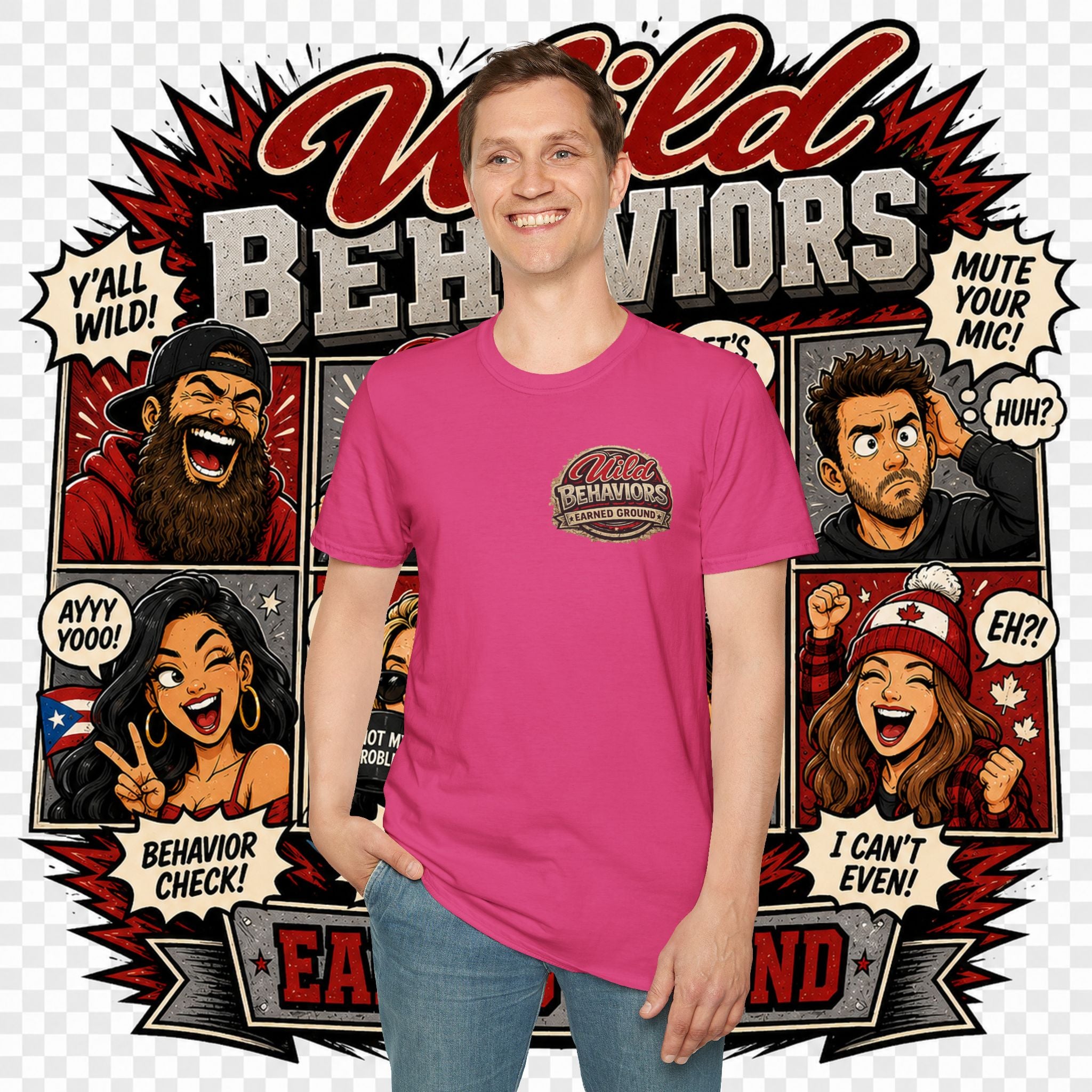 Earned Ground-- "Wild Behaviors" Tee