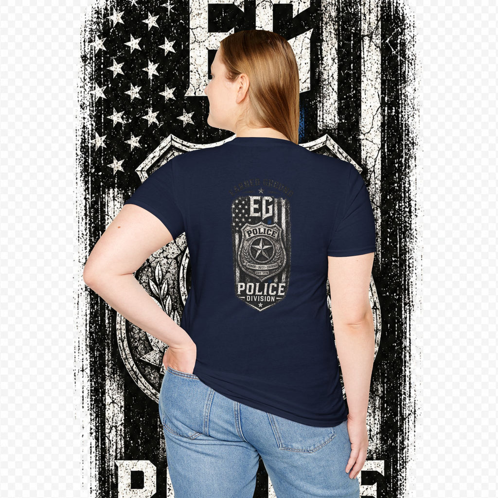 EARNED GROUND POLICE DIVISION--BACK THE BLUE