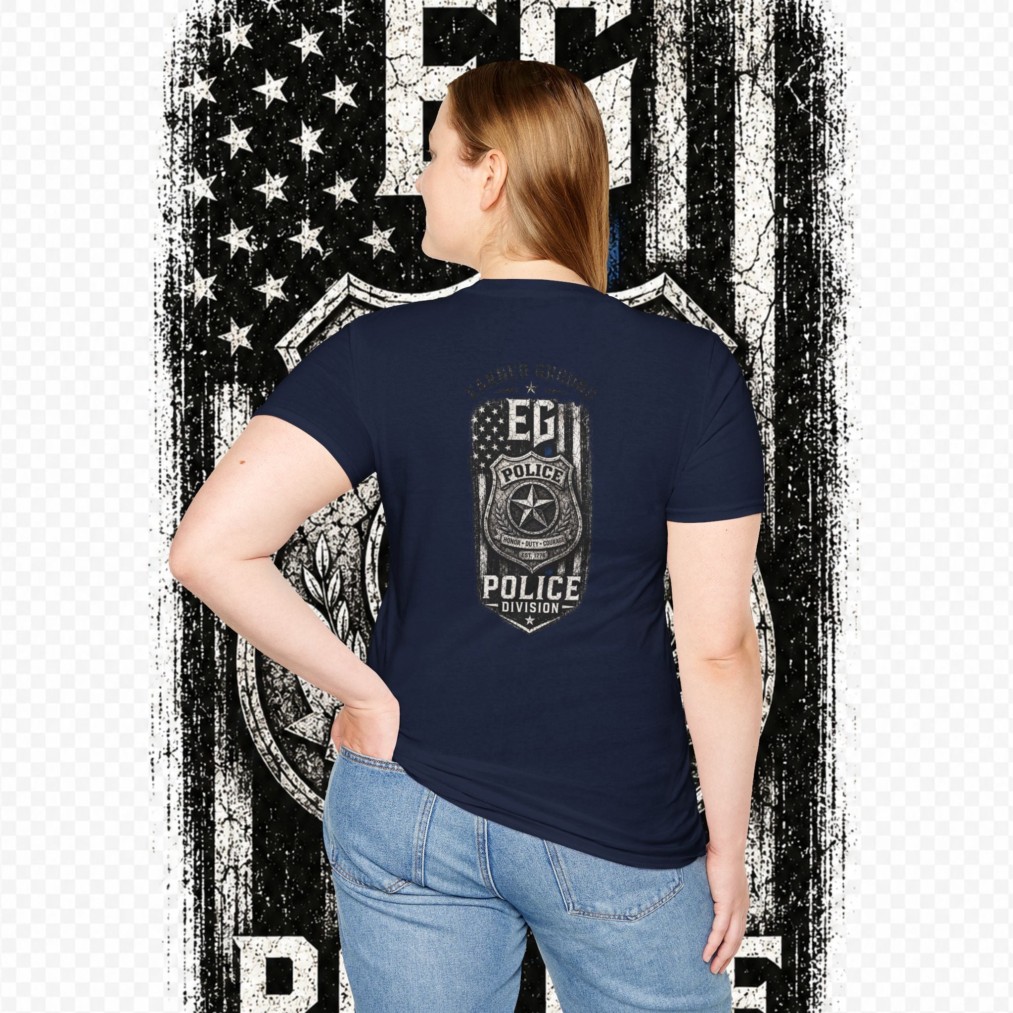 EARNED GROUND POLICE DIVISION--BACK THE BLUE